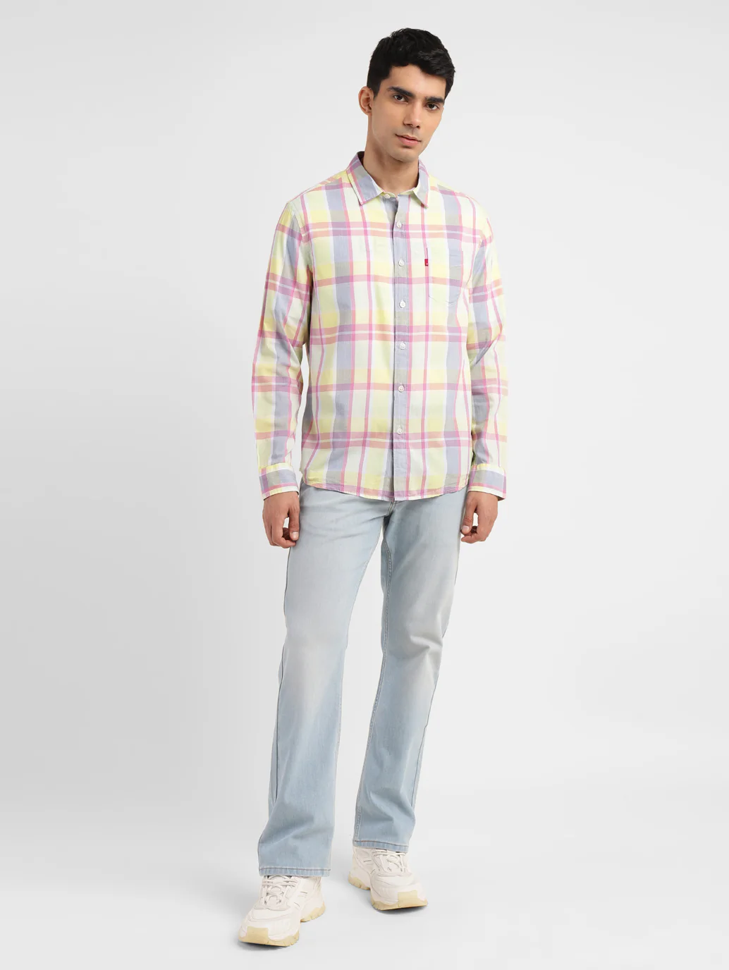 Men's Checkered Slim Fit Shirt - Image 6