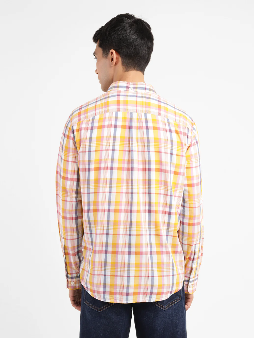 Men's Checkered Slim Fit Shirt - Image 3