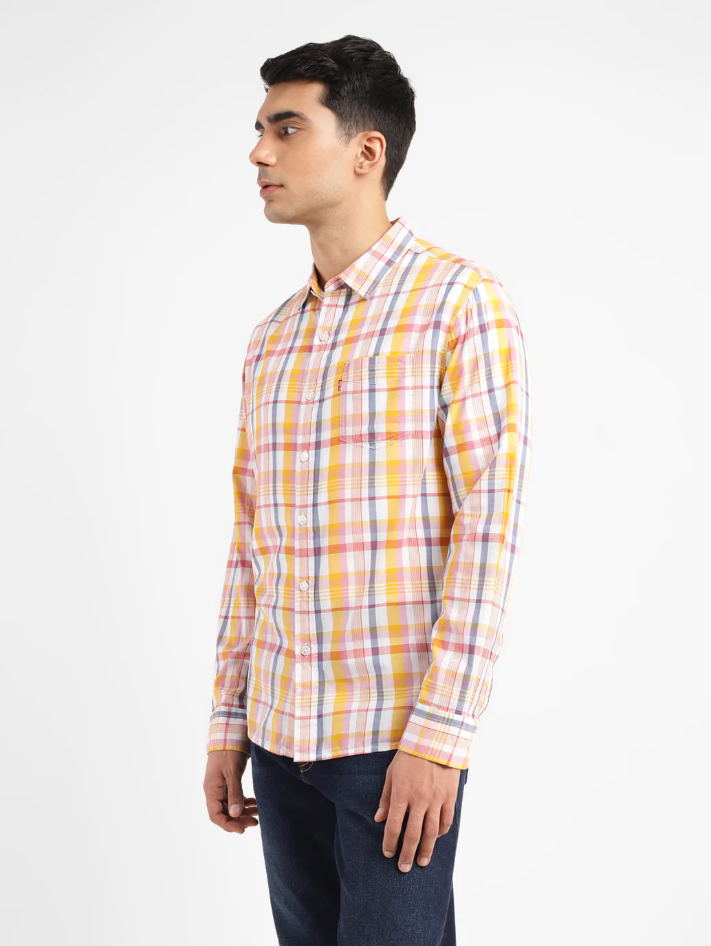 Men's Checkered Slim Fit Shirt - Image 5