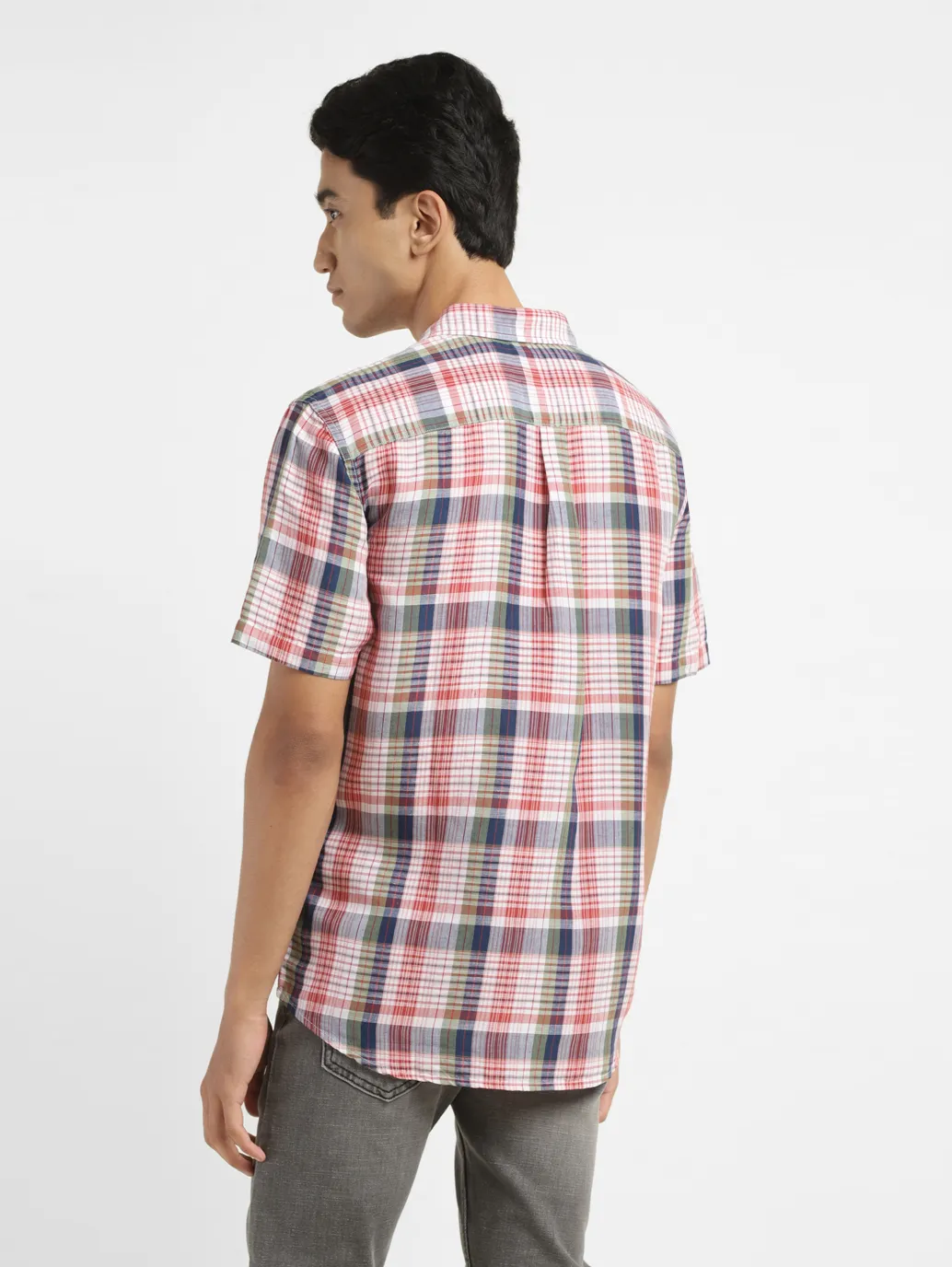 Men's Checkered Slim Fit Shirt - Image 3