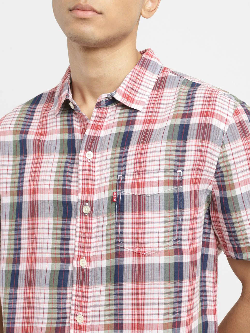Men's Checkered Slim Fit Shirt - Image 4