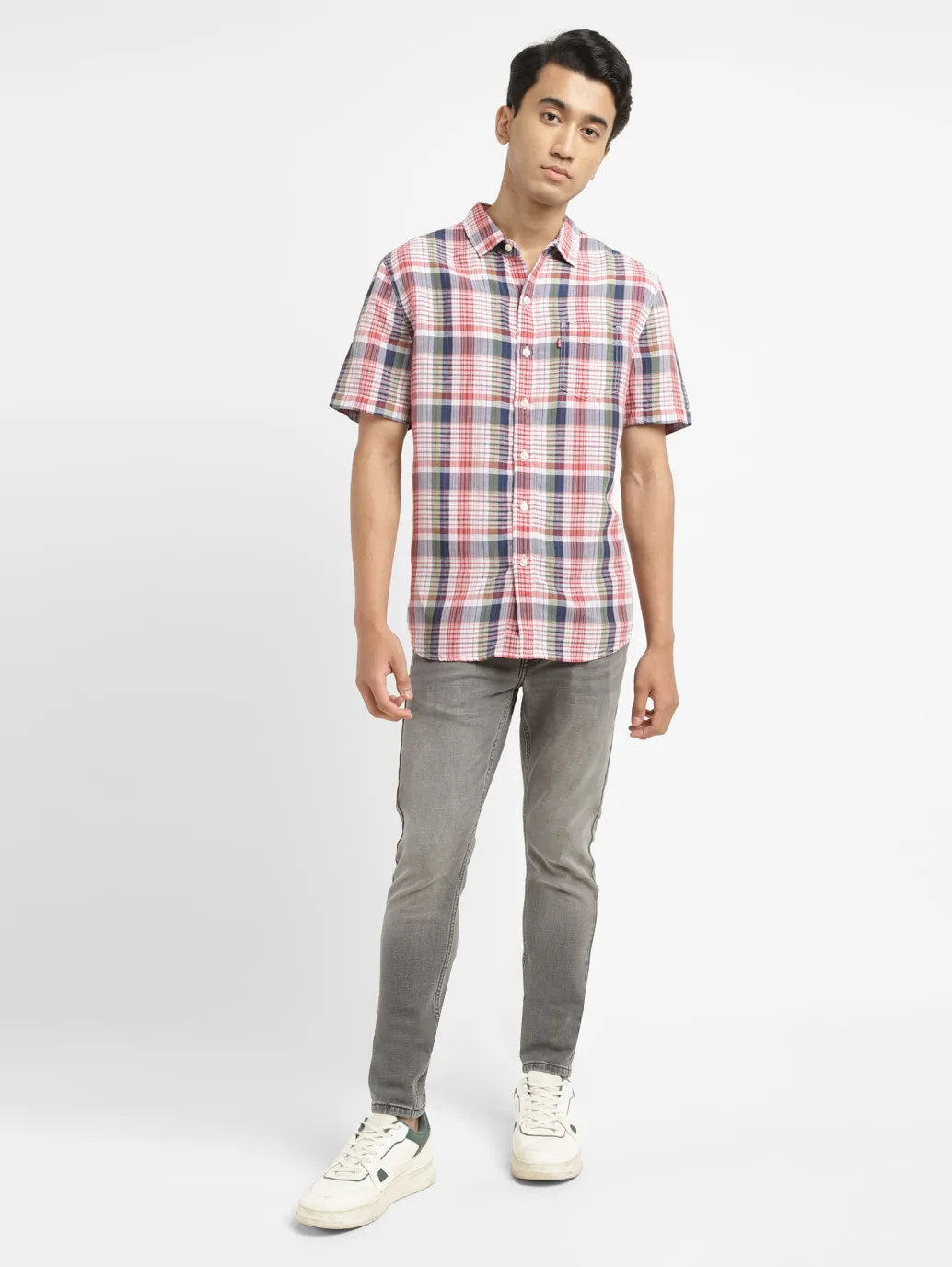 Men's Checkered Slim Fit Shirt - Image 6
