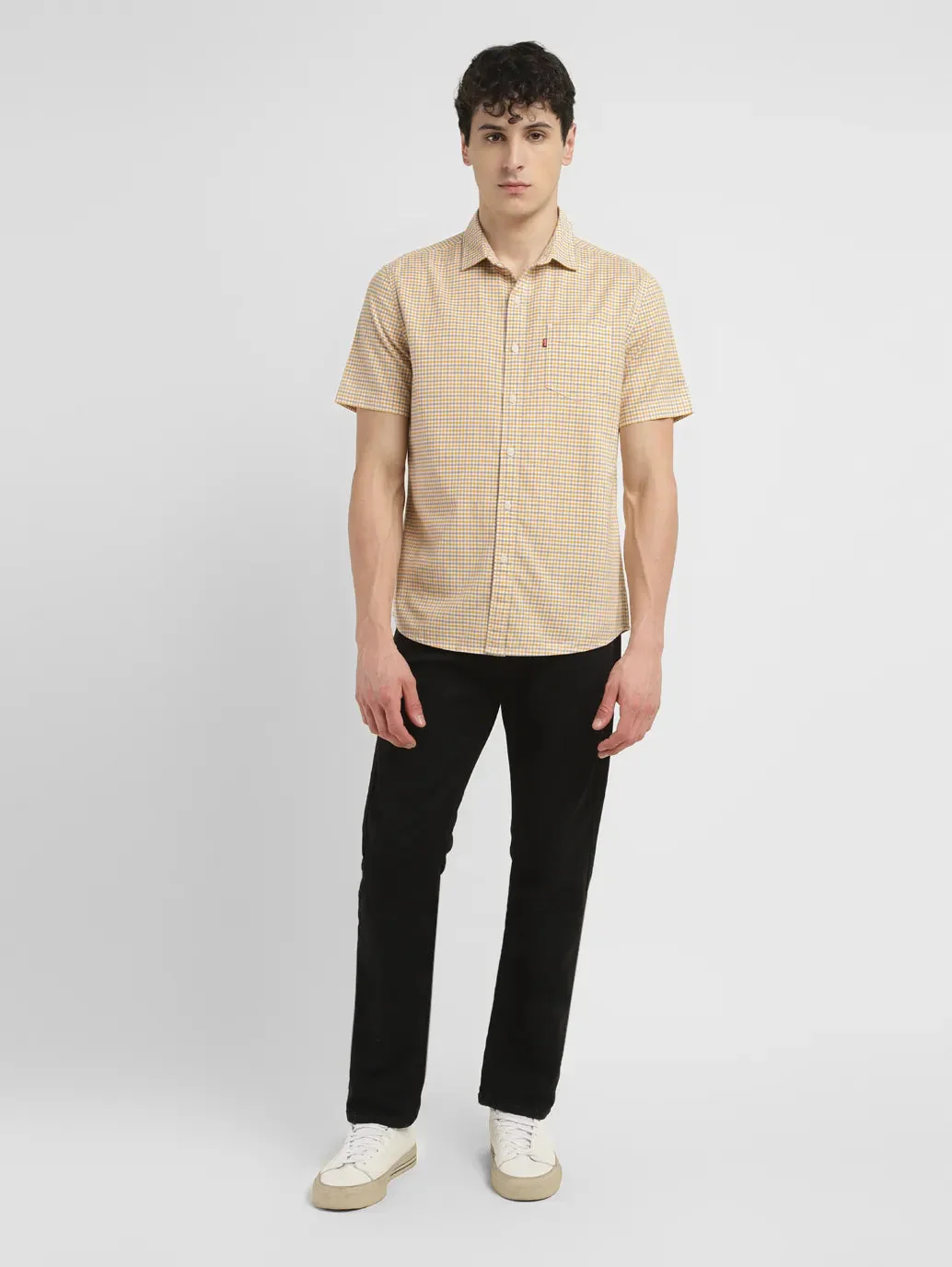 Men's Checkered Slim Fit Shirt