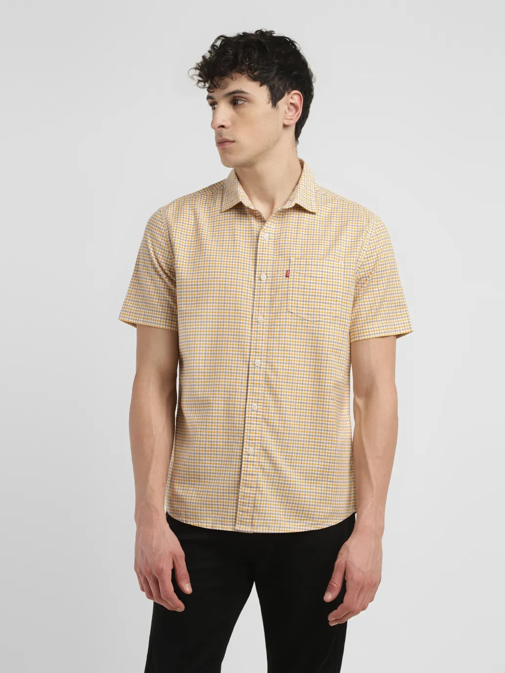 Men's Checkered Slim Fit Shirt - Image 2