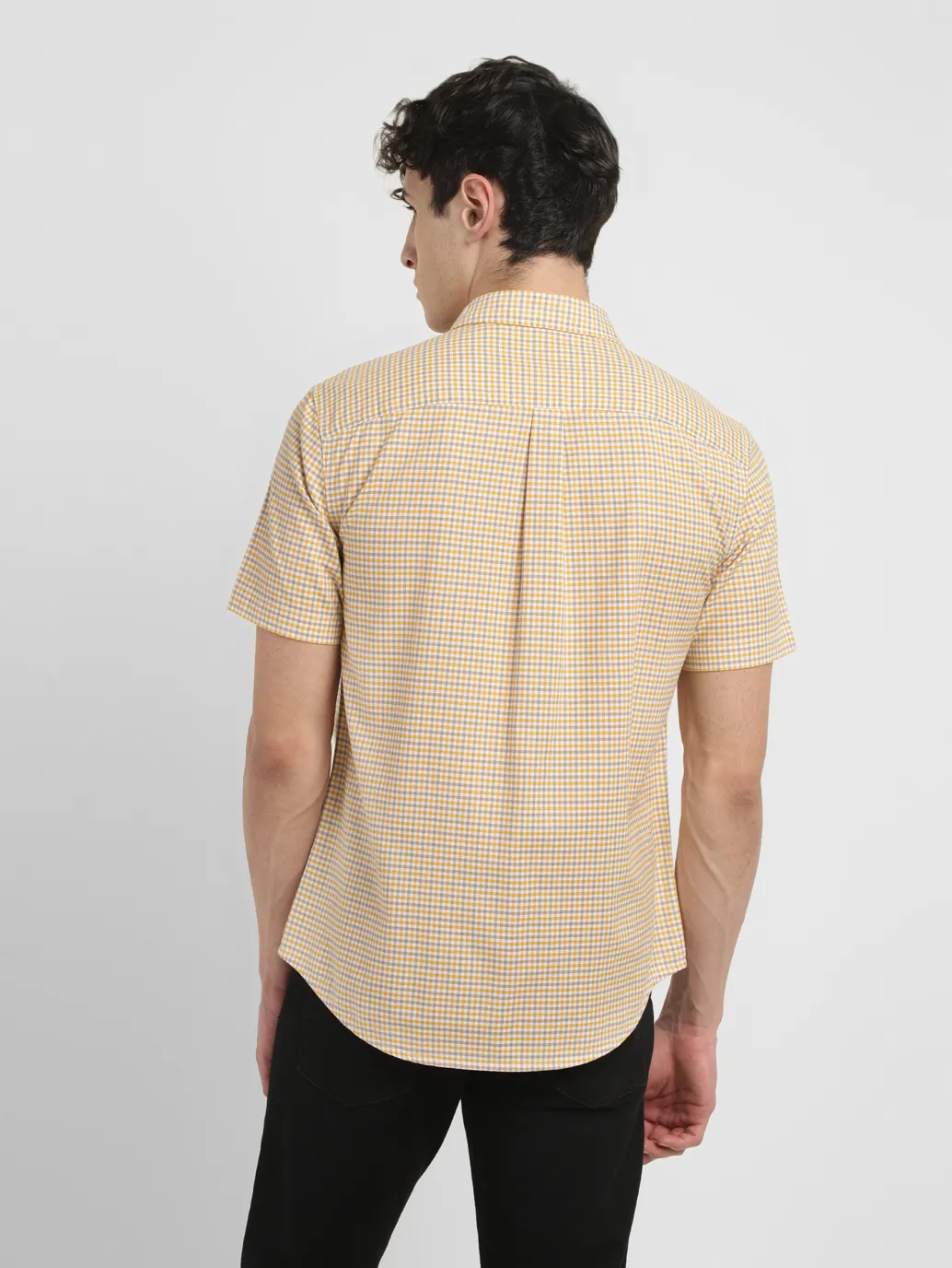 Men's Checkered Slim Fit Shirt - Image 3