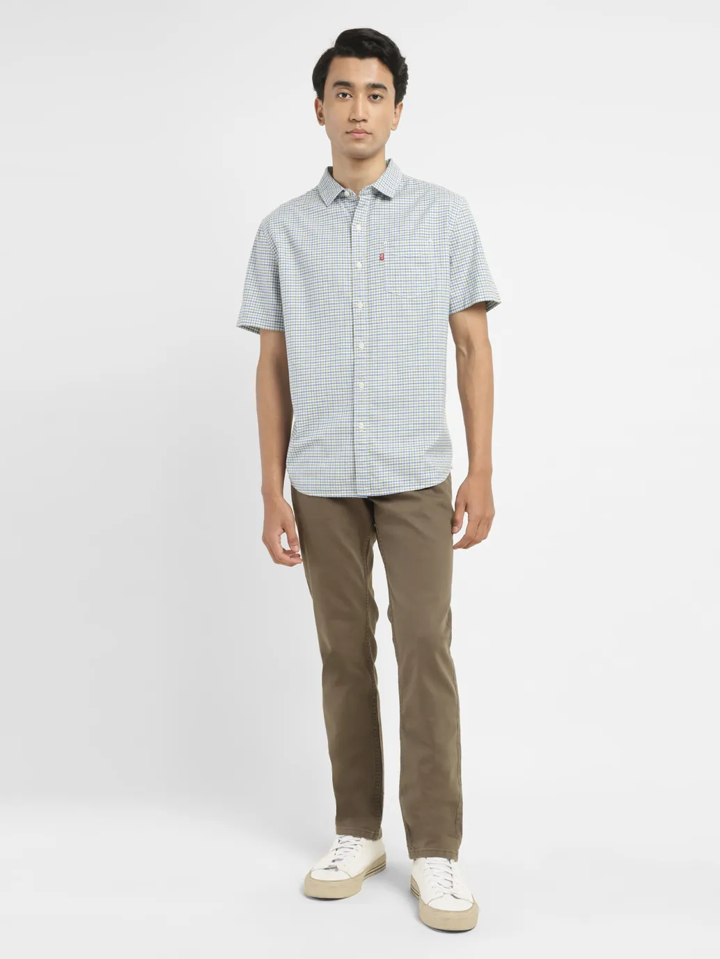 Men's Checkered Slim Fit Shirt - Image 6