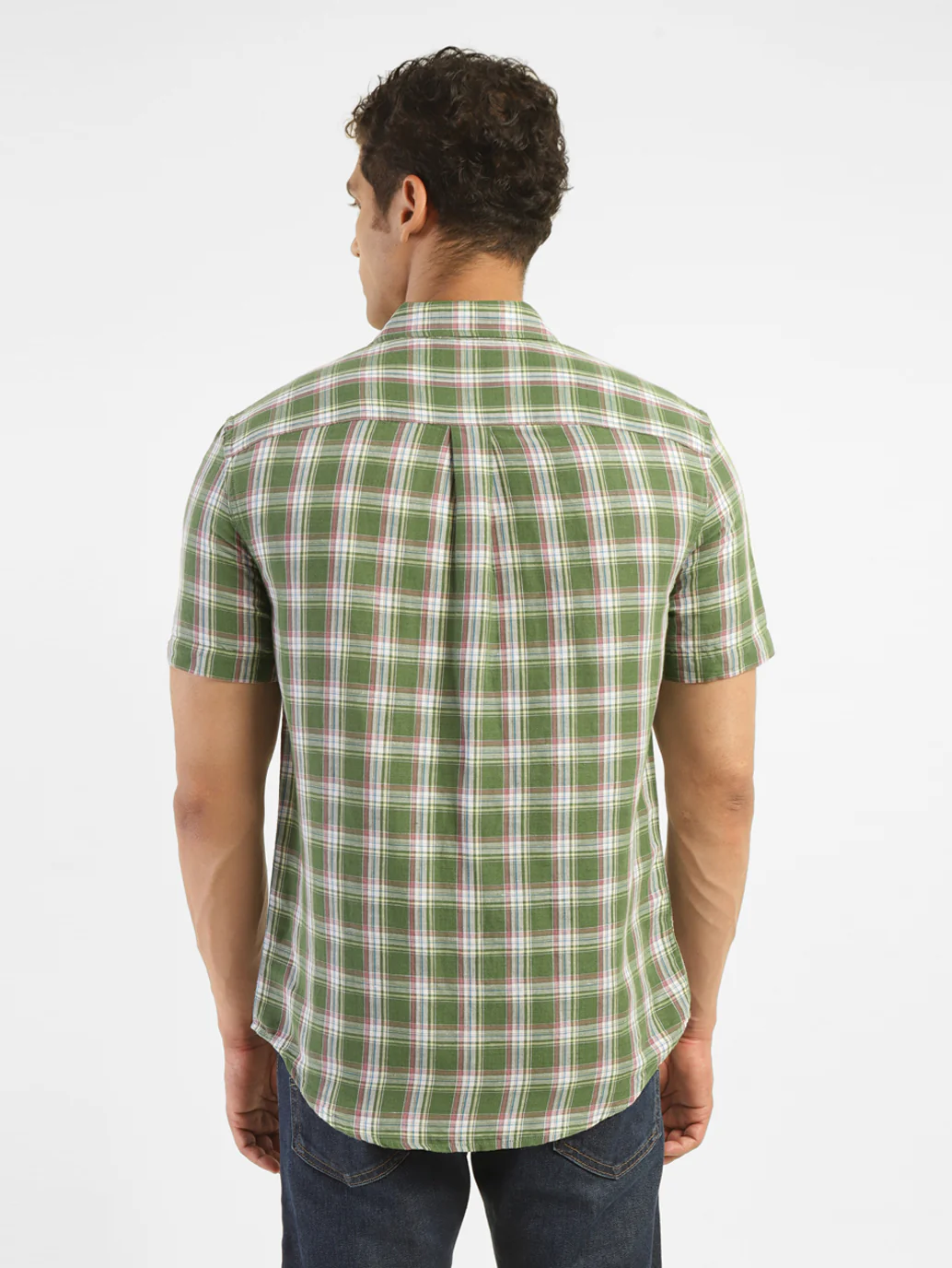 Men's Checkered Slim Fit Shirt - Image 2
