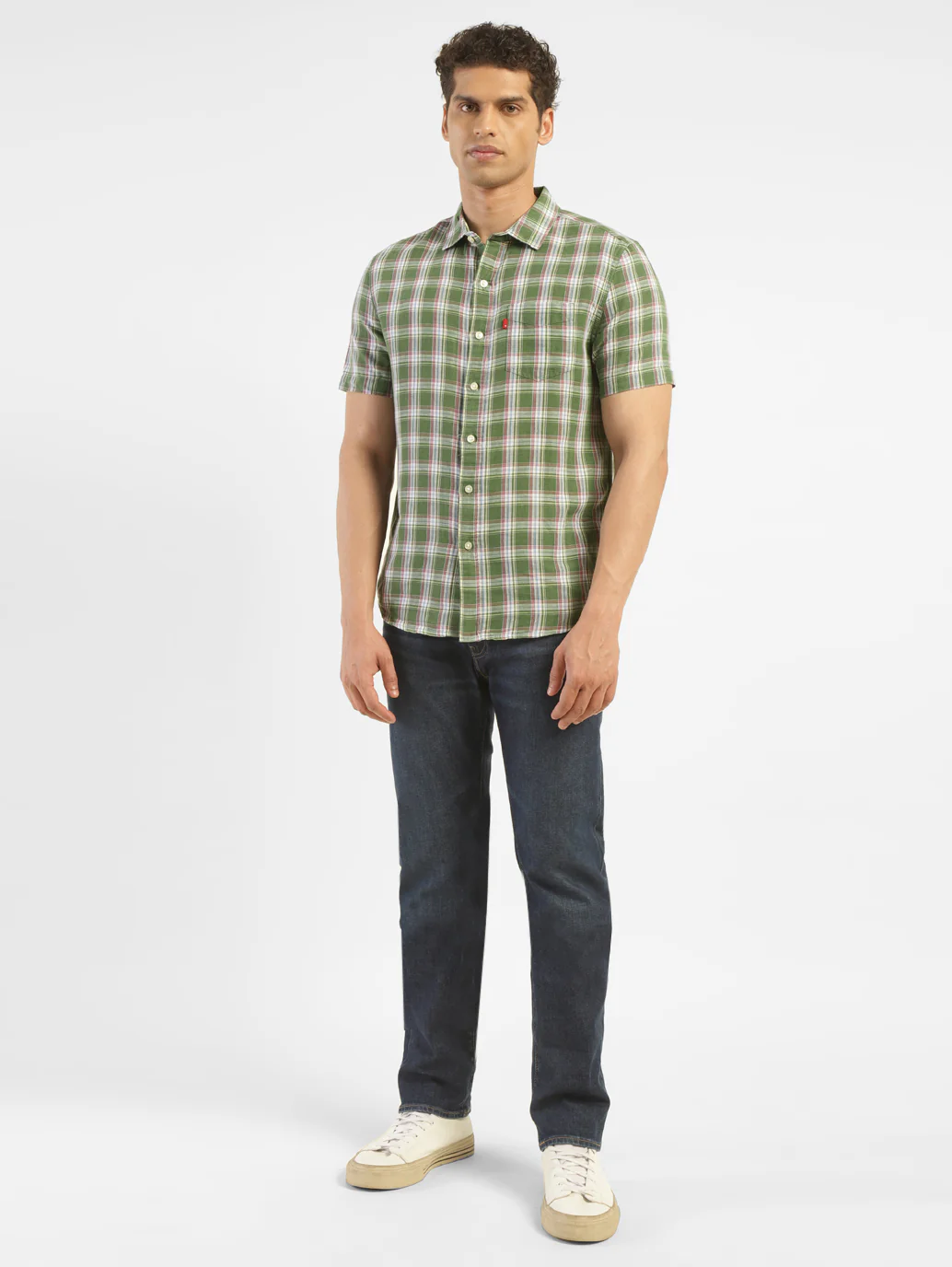 Men's Checkered Slim Fit Shirt - Image 5