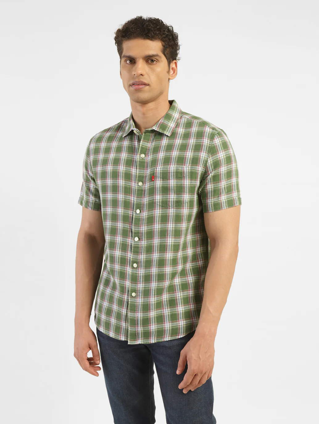 Men's Checkered Slim Fit Shirt - Image 6