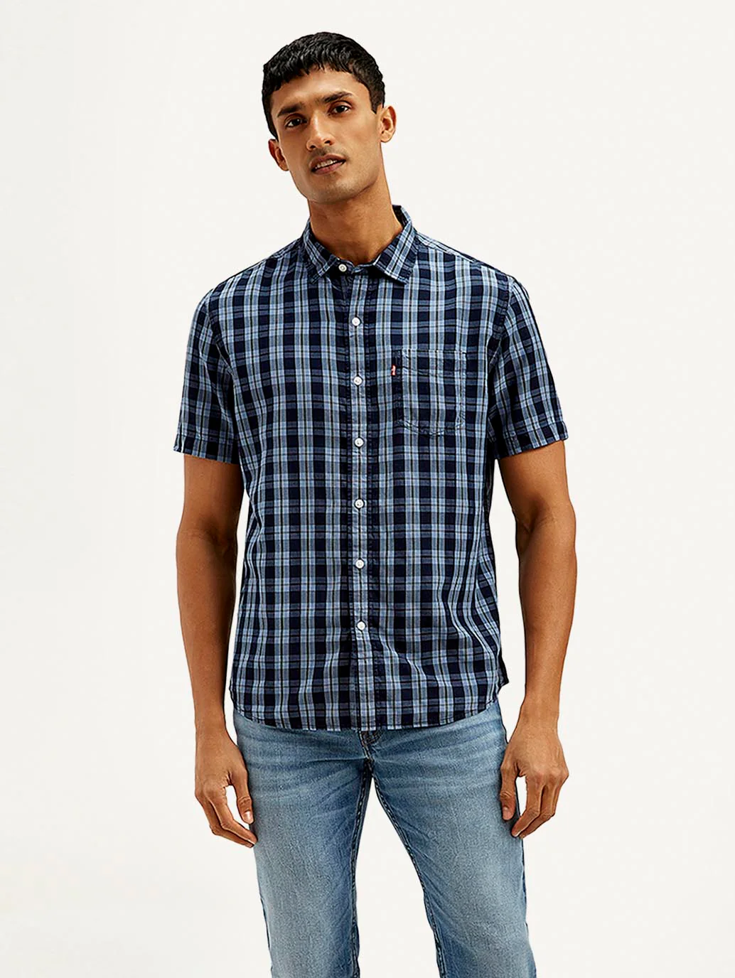 Men's Checkered Slim Fit Shirt - Image 2