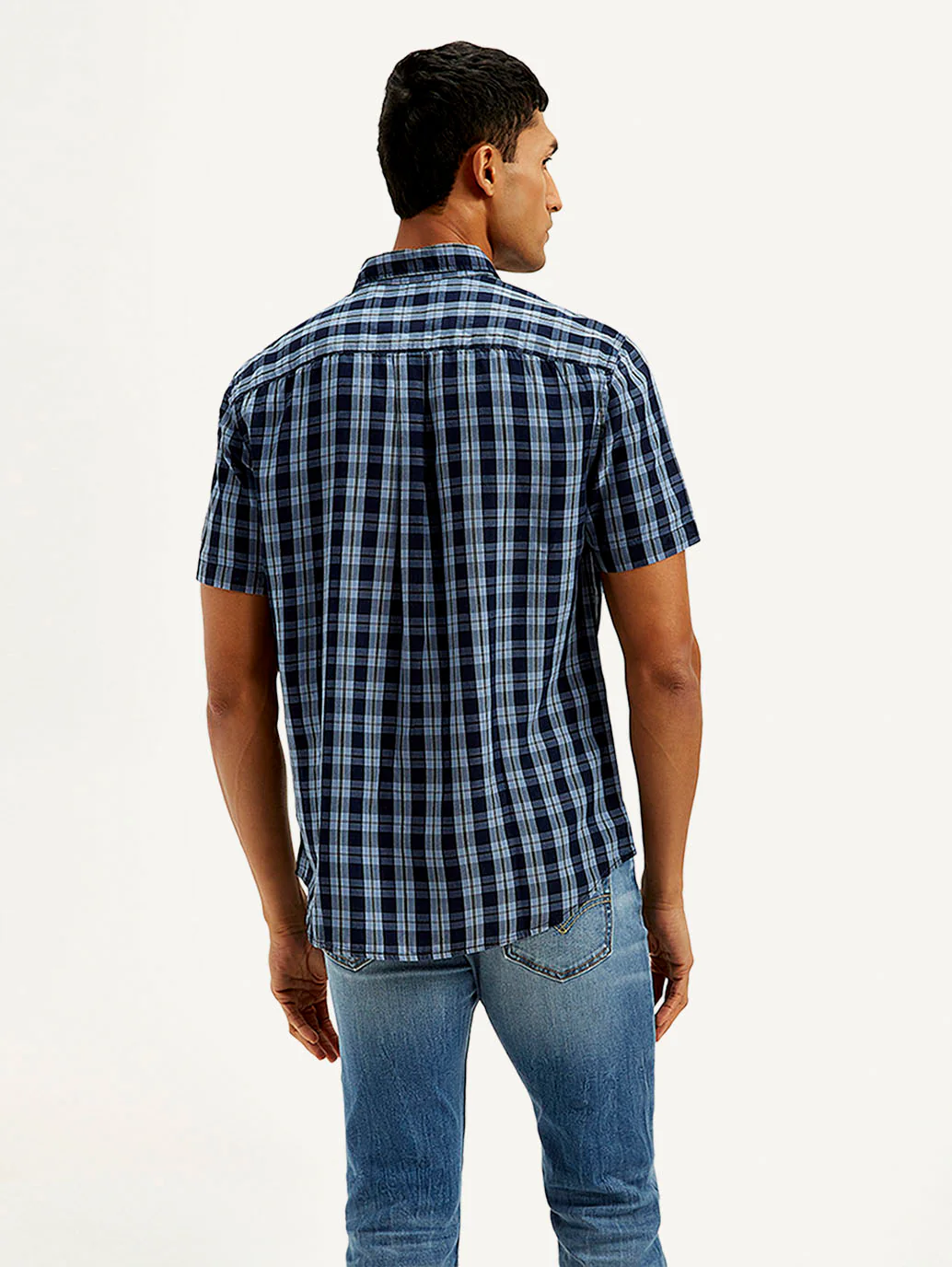 Men's Checkered Slim Fit Shirt - Image 3