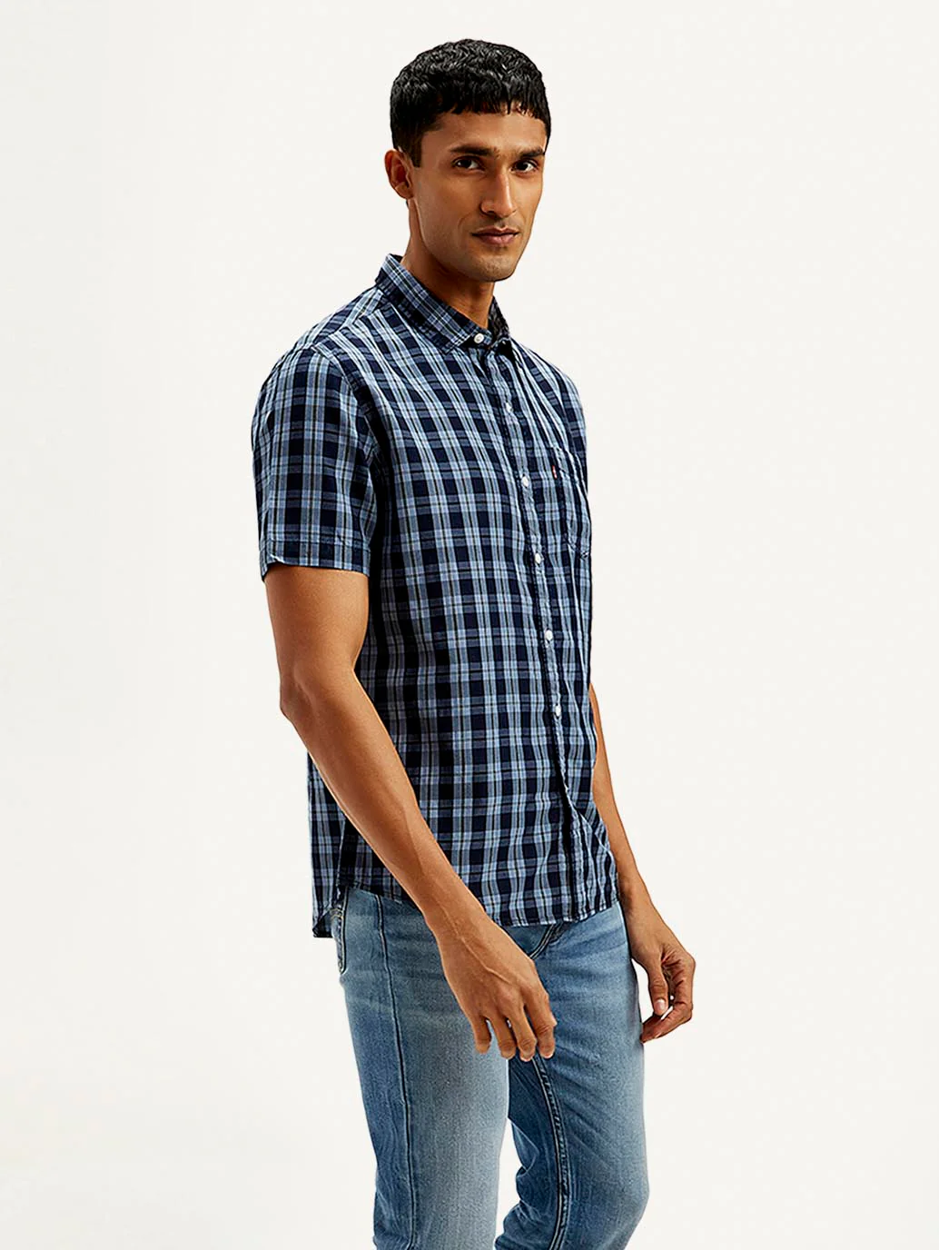 Men's Checkered Slim Fit Shirt - Image 5