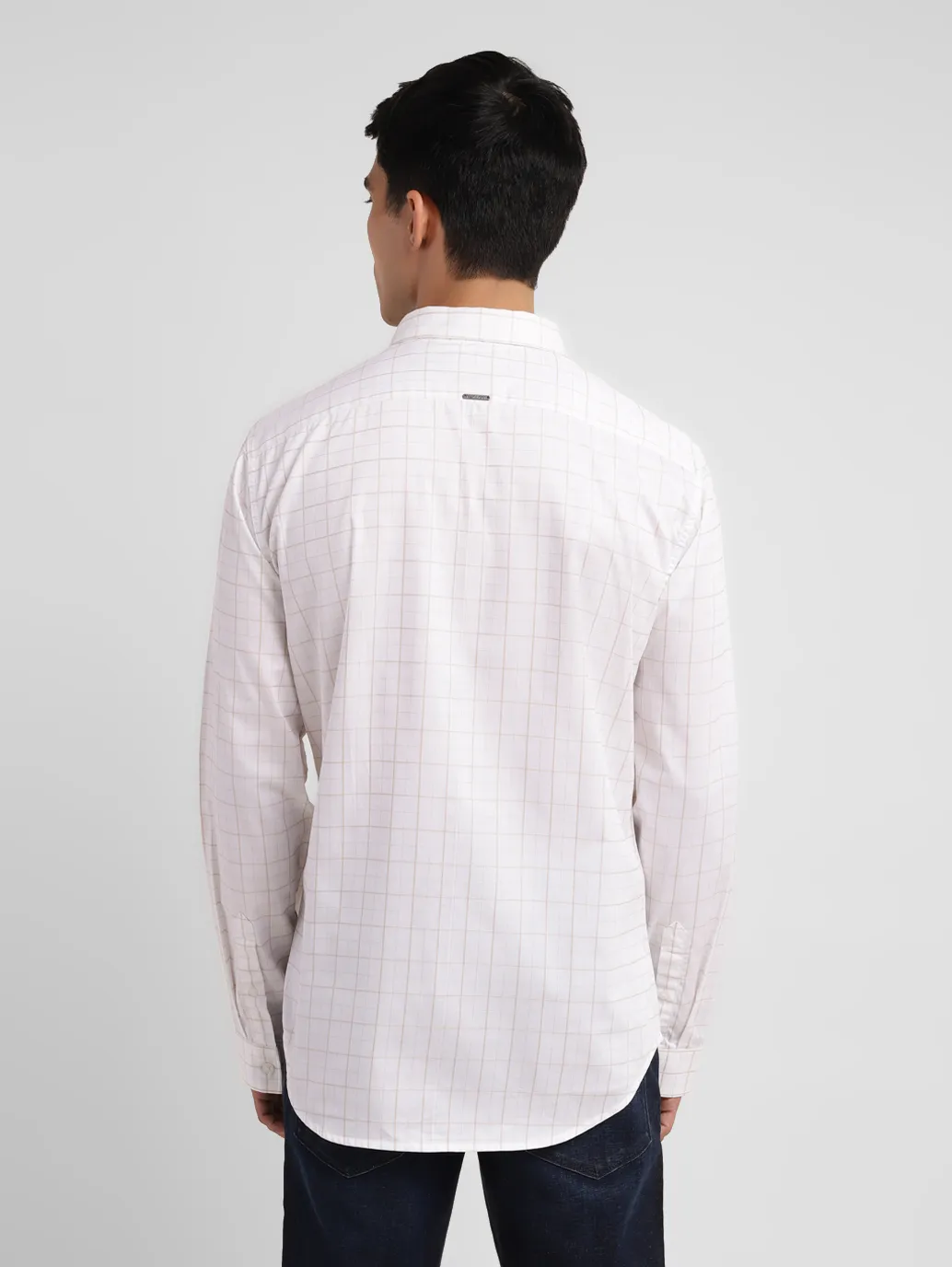 Men's Redloop Checkered Slim Fit Shirt - Image 3