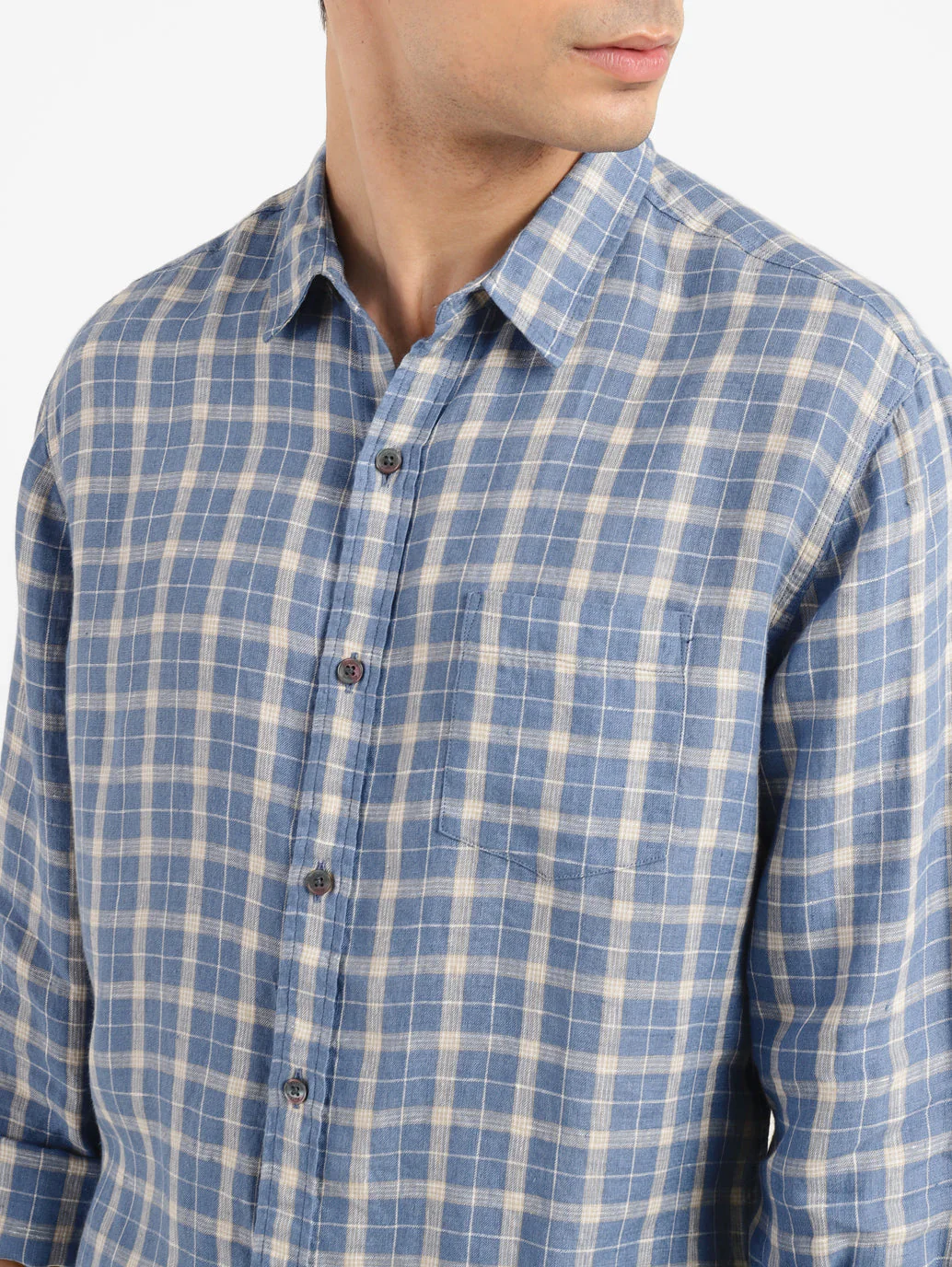 Men's Checkered Slim Fit Shirt - Image 4