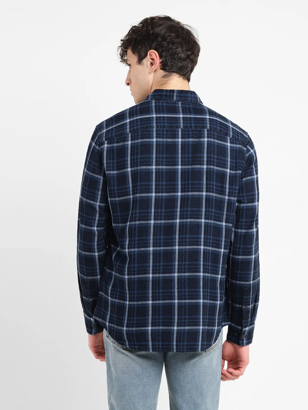 Men's Checkered Slim Fit Shirt - Image 2