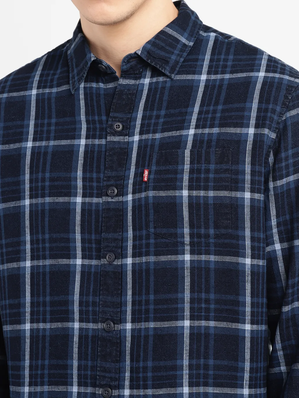 Men's Checkered Slim Fit Shirt - Image 4