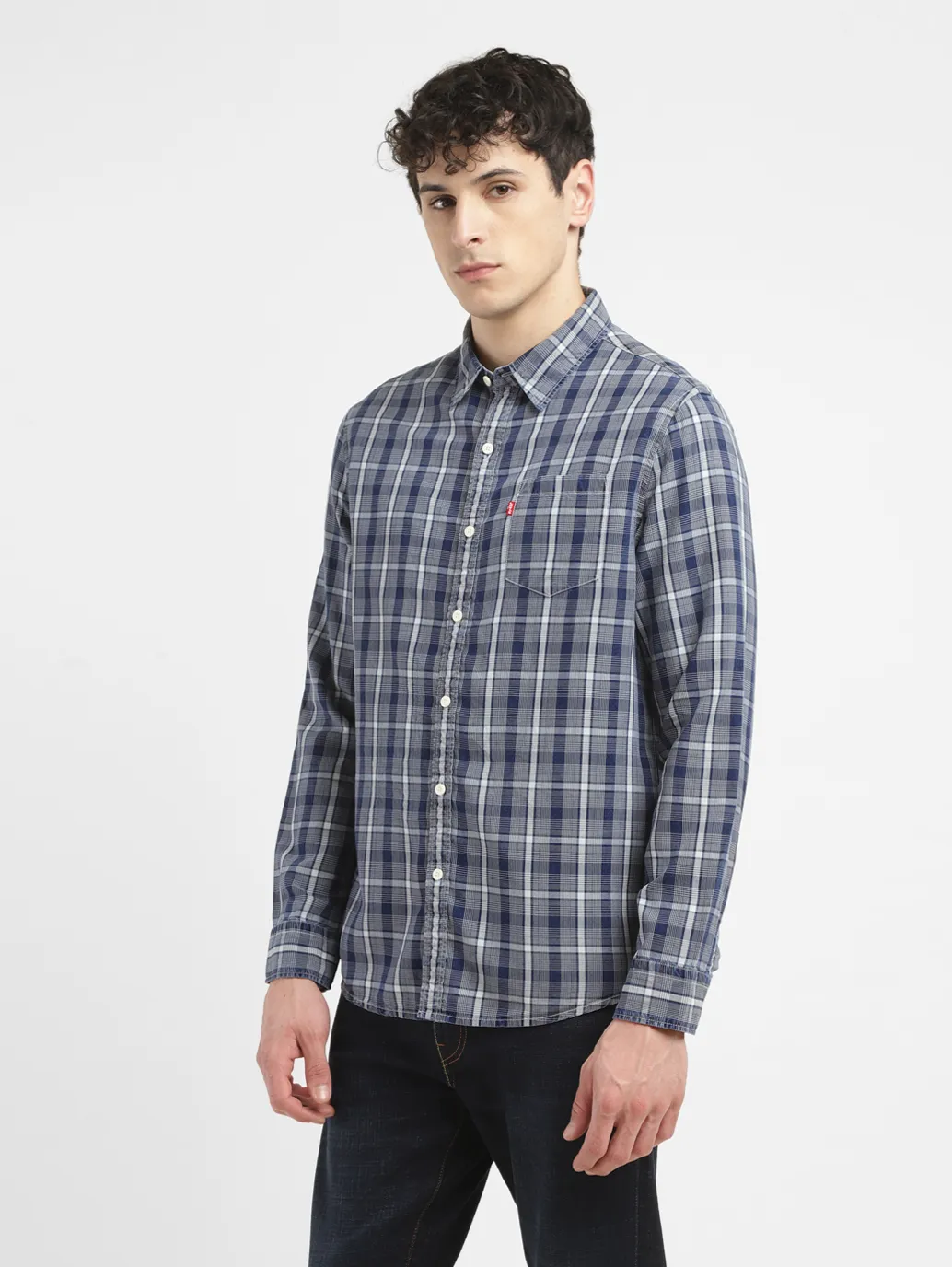 Men's Checkered Slim Fit Shirt - Image 4