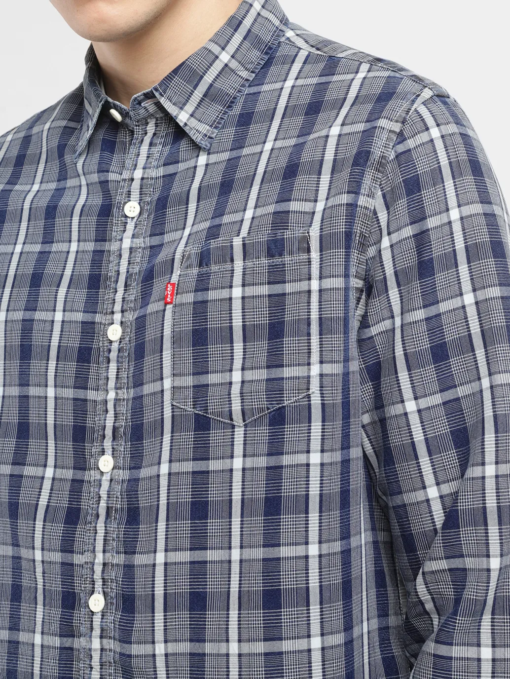 Men's Checkered Slim Fit Shirt - Image 5
