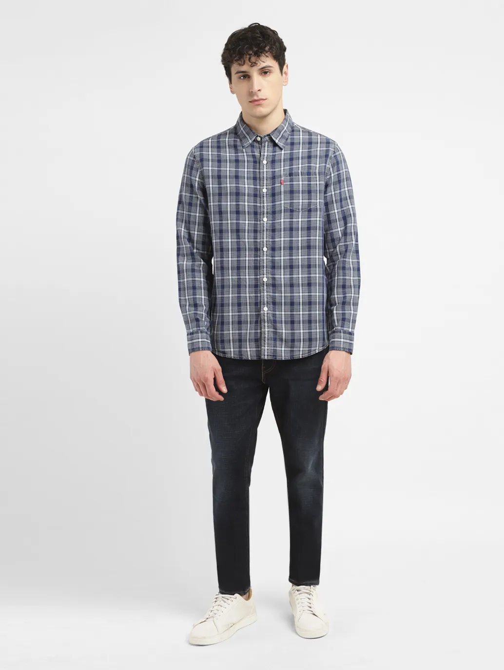 Men's Checkered Slim Fit Shirt - Image 6