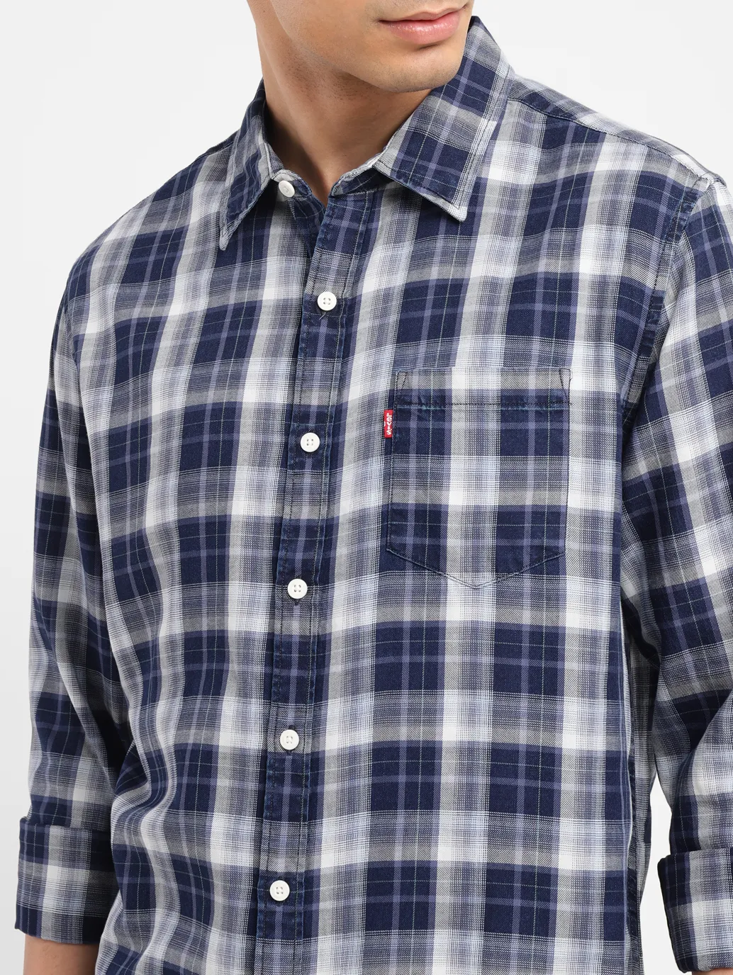 Men's Checkered Slim Fit Shirt - Image 5