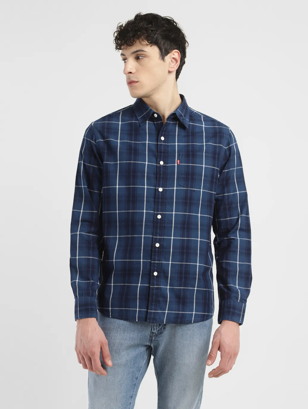 Men's Checkered Slim Fit Shirt - Image 2