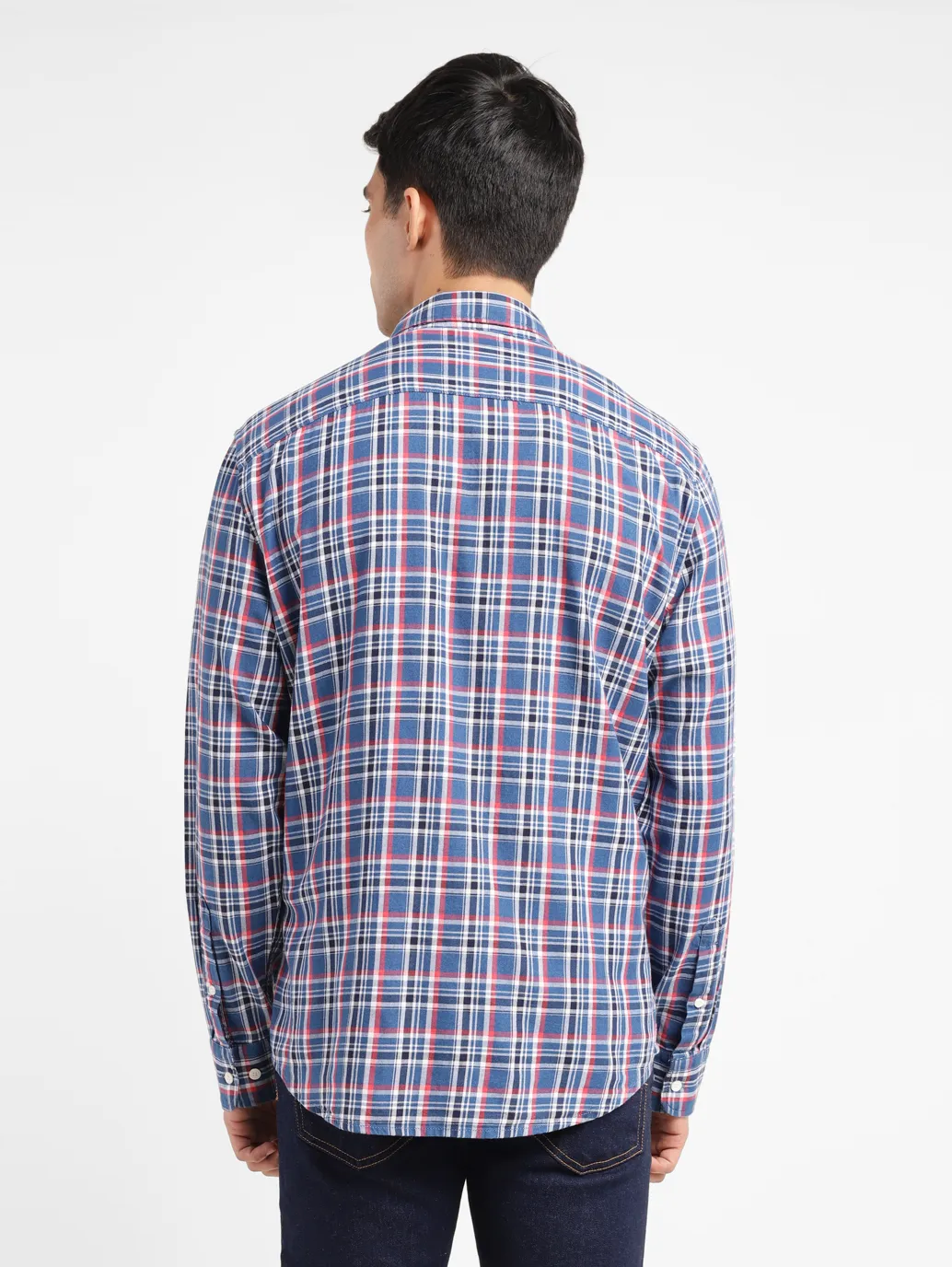 Men's Checkered Slim Fit Shirt - Image 3