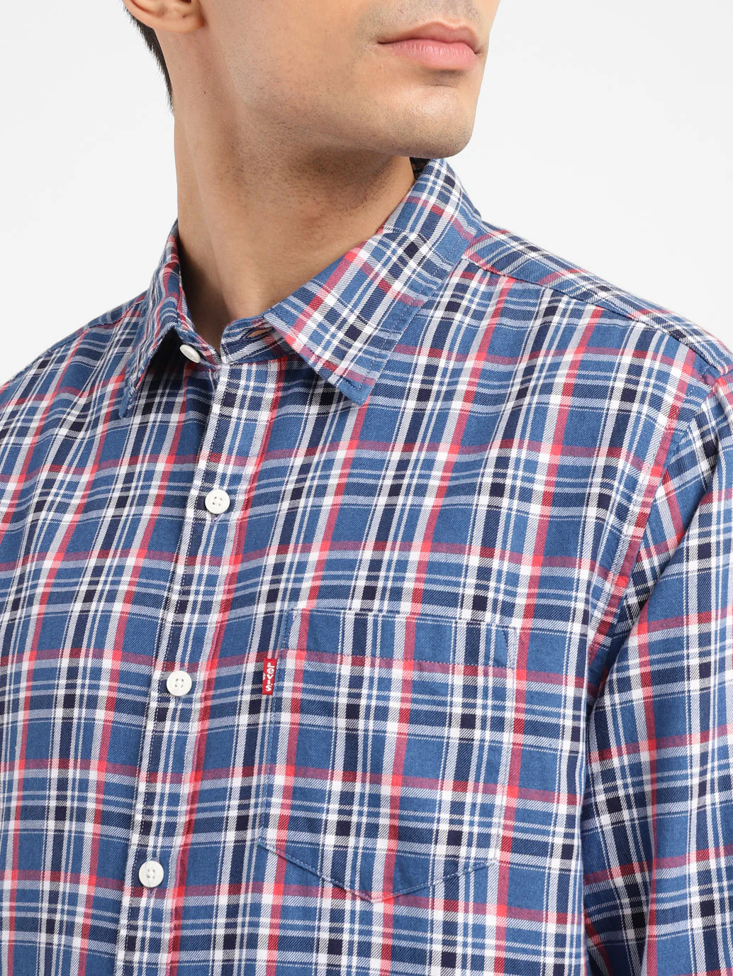 Men's Checkered Slim Fit Shirt - Image 4