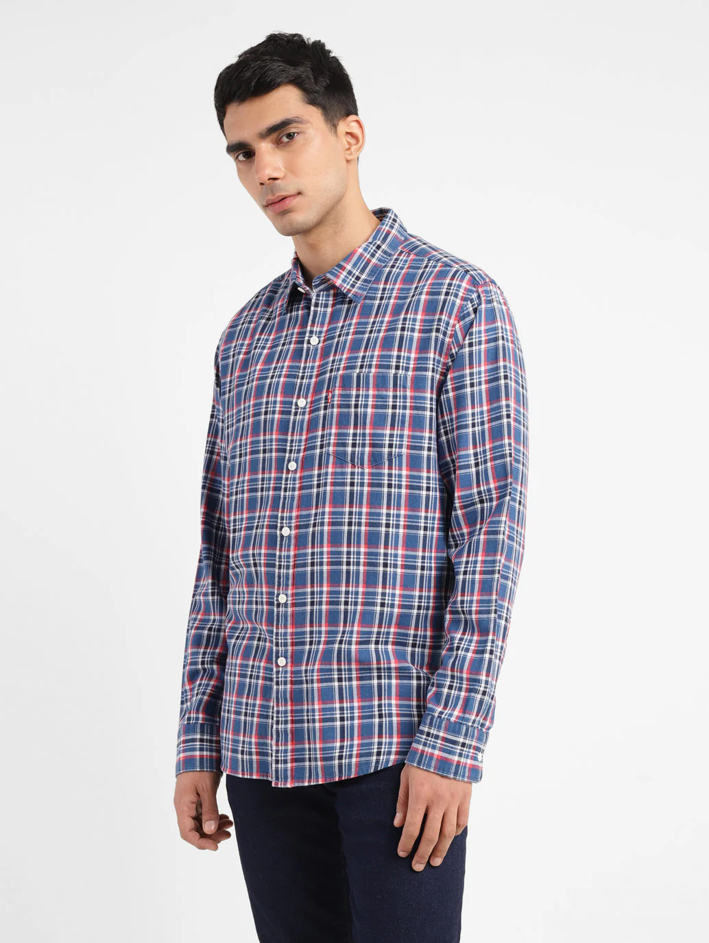 Men's Checkered Slim Fit Shirt - Image 5