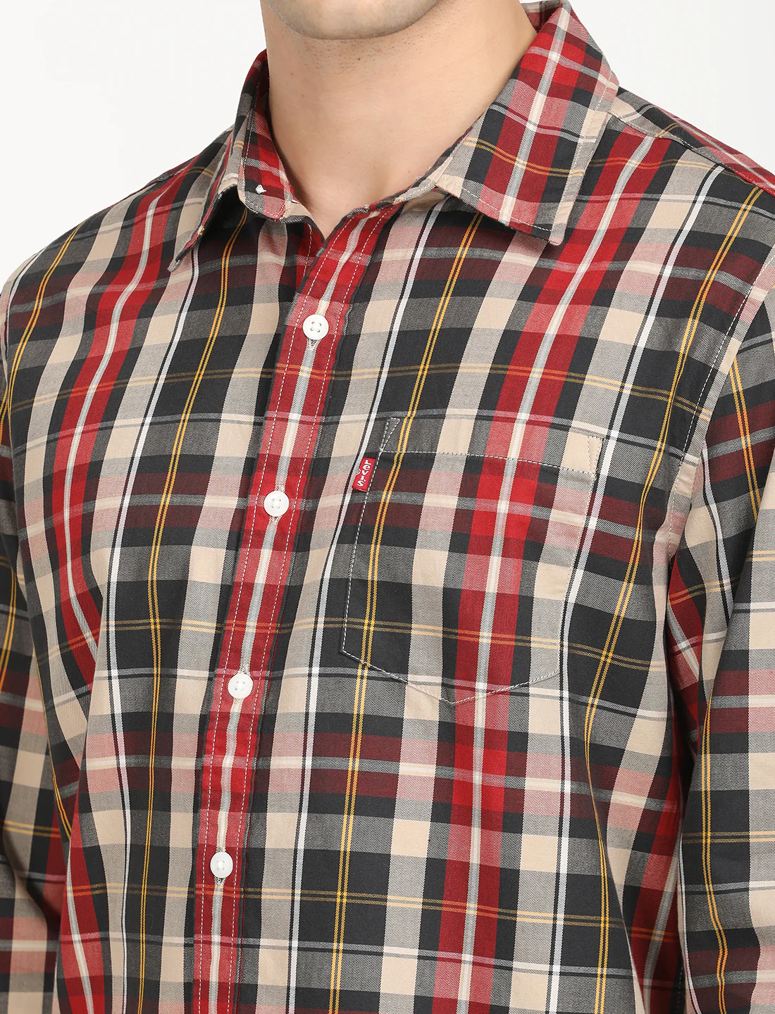 Men's Checkered Slim Fit Shirt - Image 3