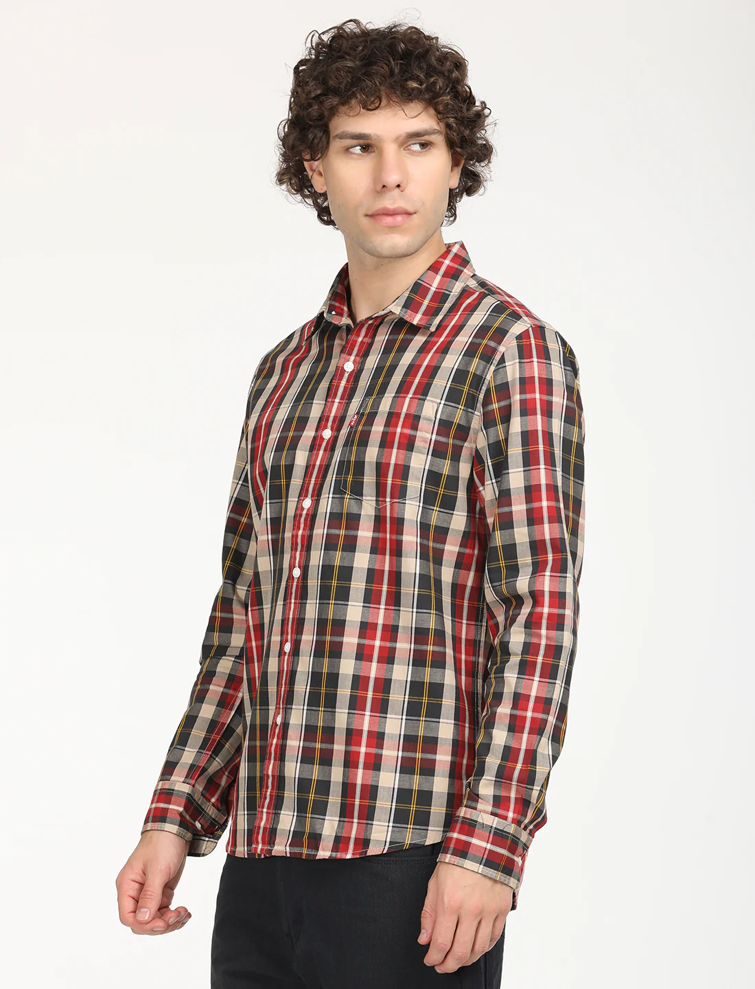 Men's Checkered Slim Fit Shirt - Image 4