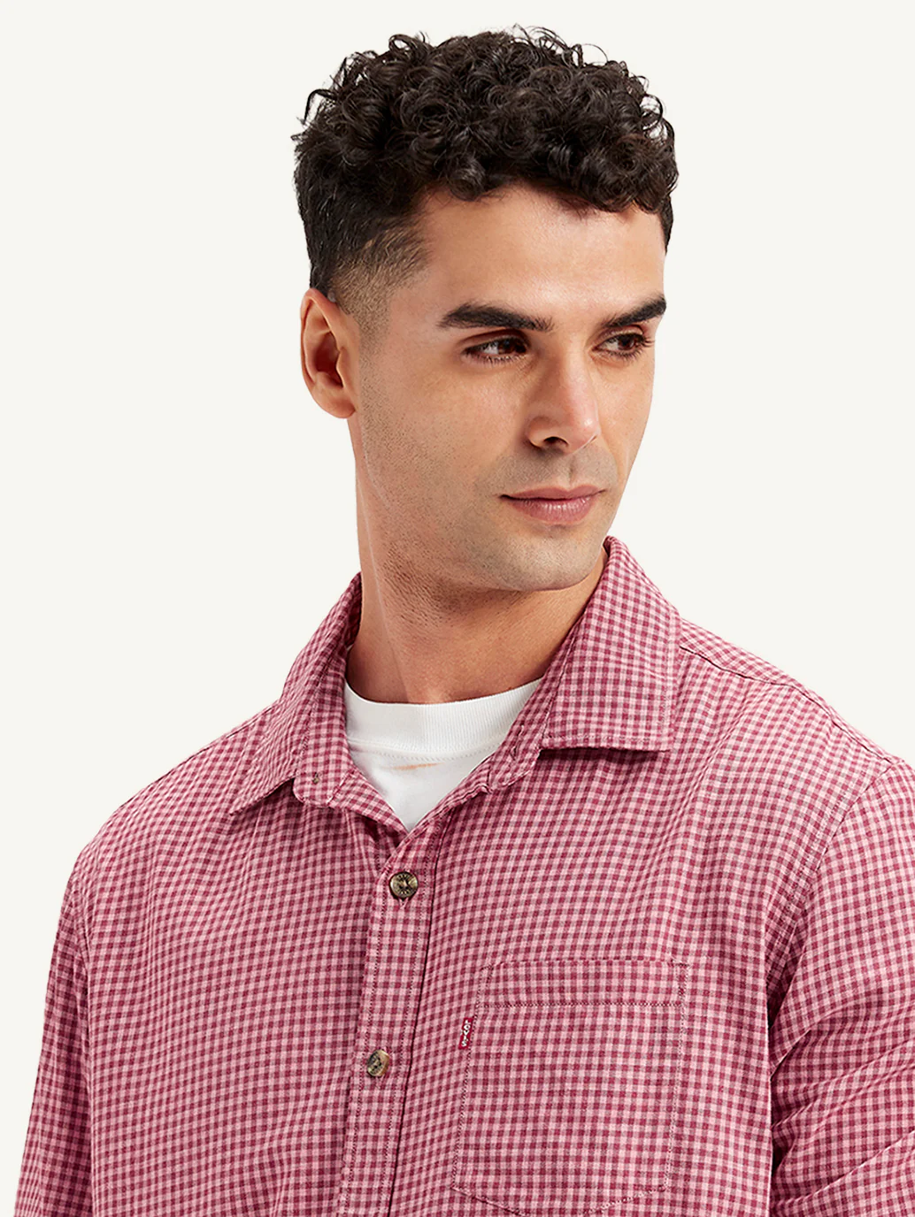 Men's Checkered Slim Fit Shirt - Image 4