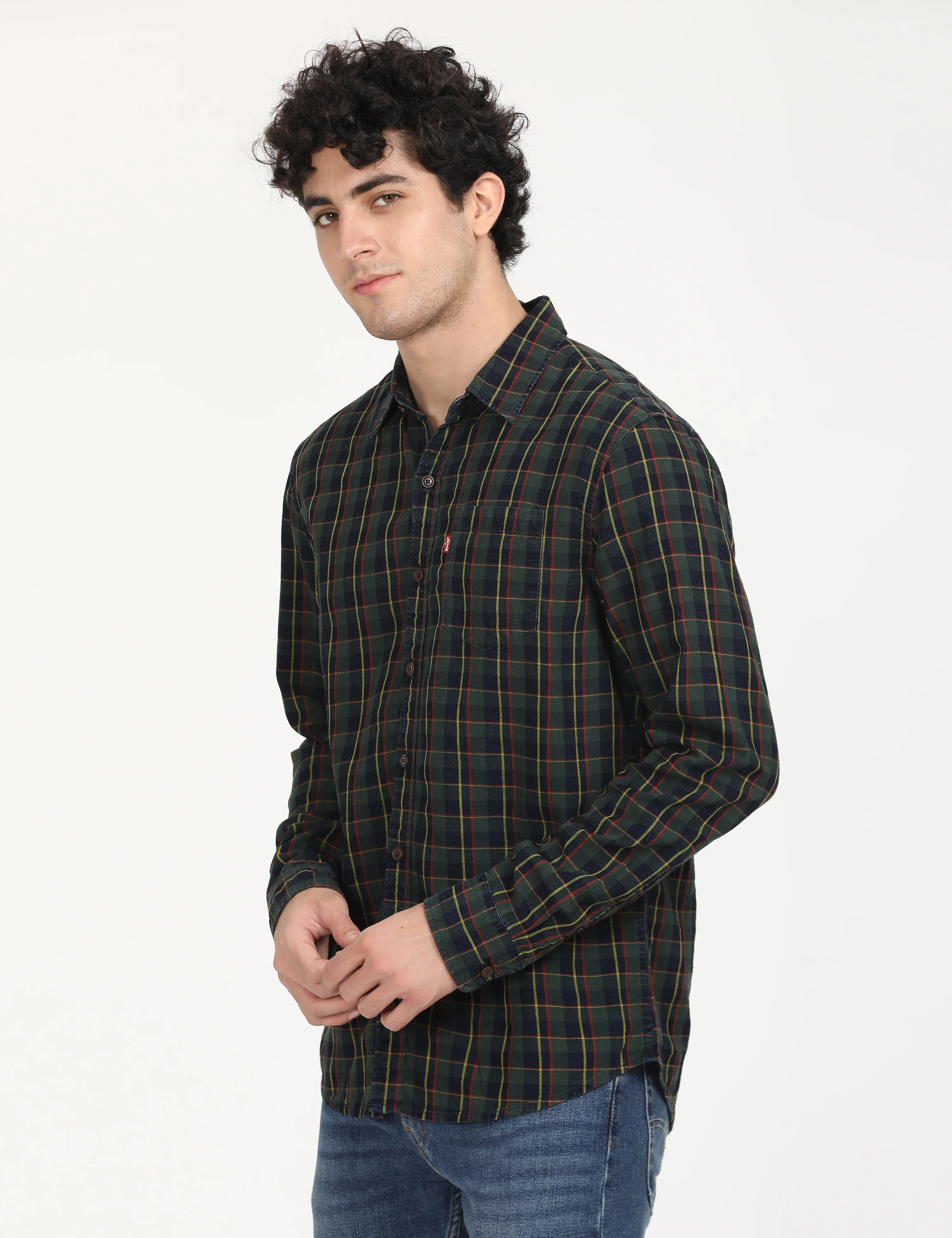 Men's Checkered Slim Fit Shirt - Image 2