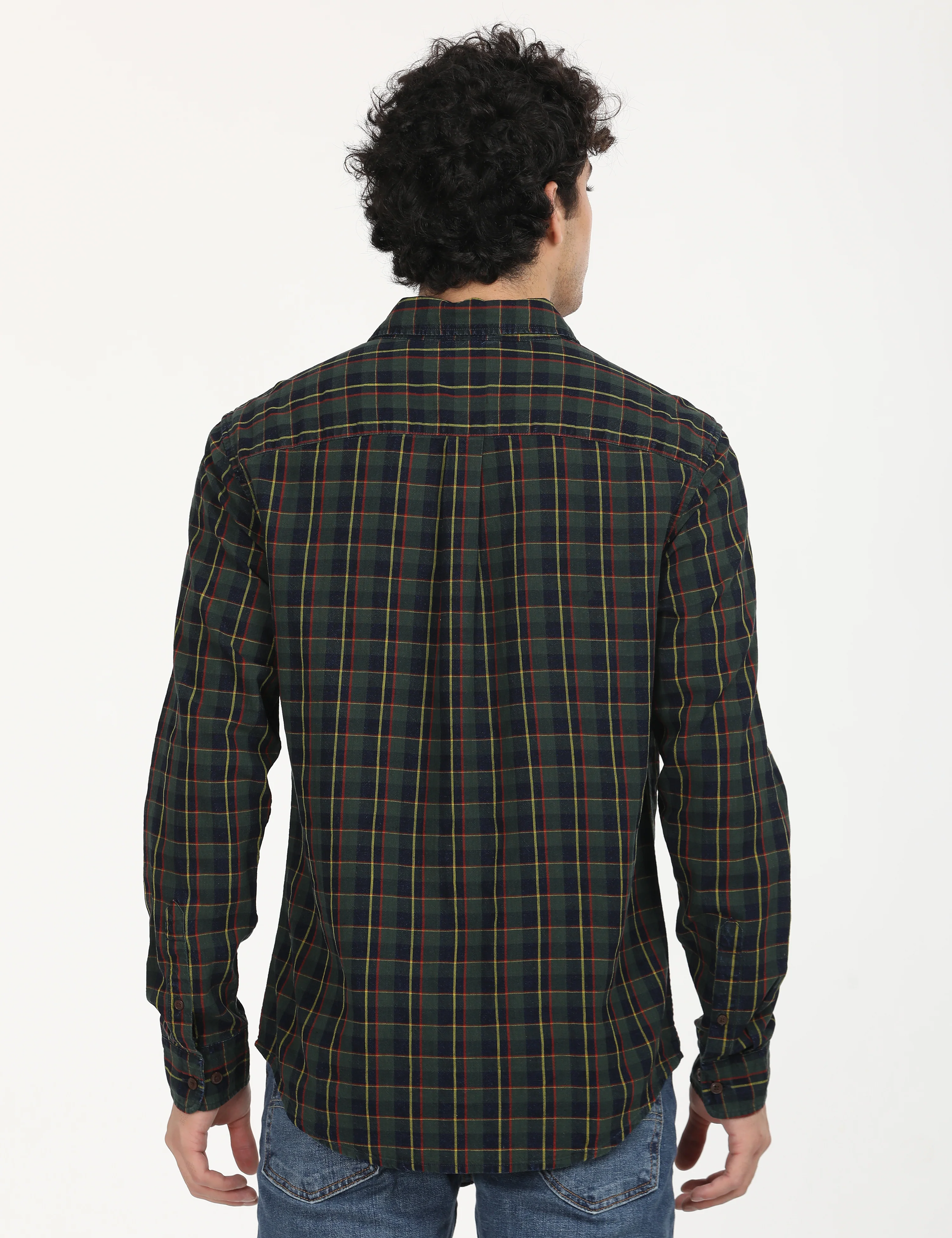 Men's Checkered Slim Fit Shirt - Image 3