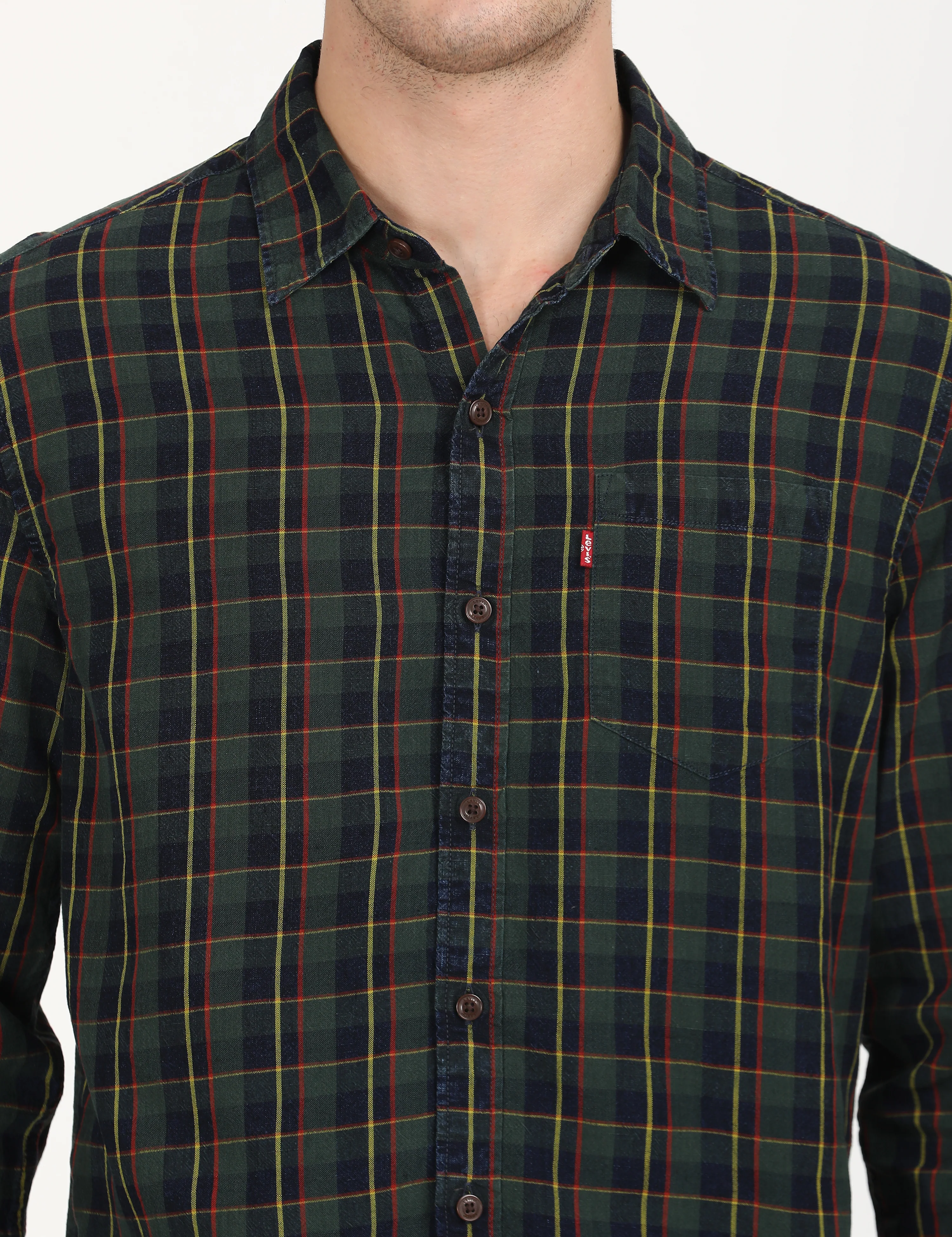 Men's Checkered Slim Fit Shirt - Image 4