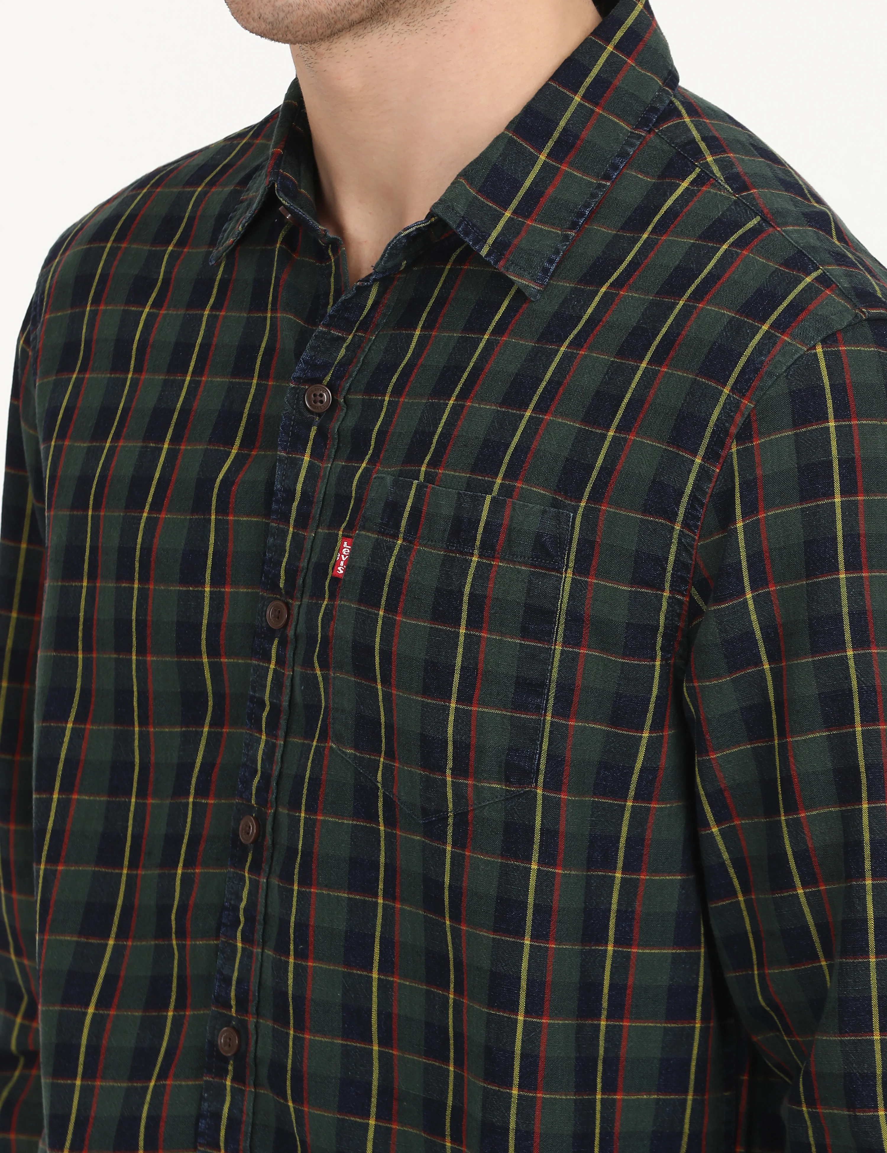 Men's Checkered Slim Fit Shirt - Image 5