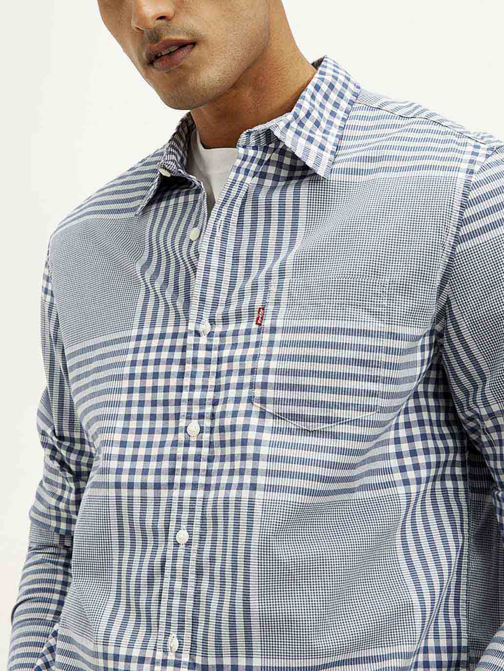 Men's Checkered Slim Fit Shirt - Image 4