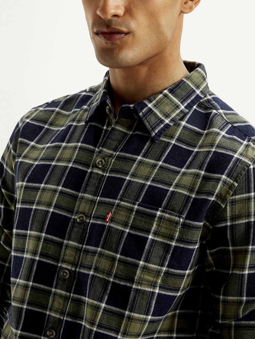 Men's Checkered Slim Fit Shirt - Image 4