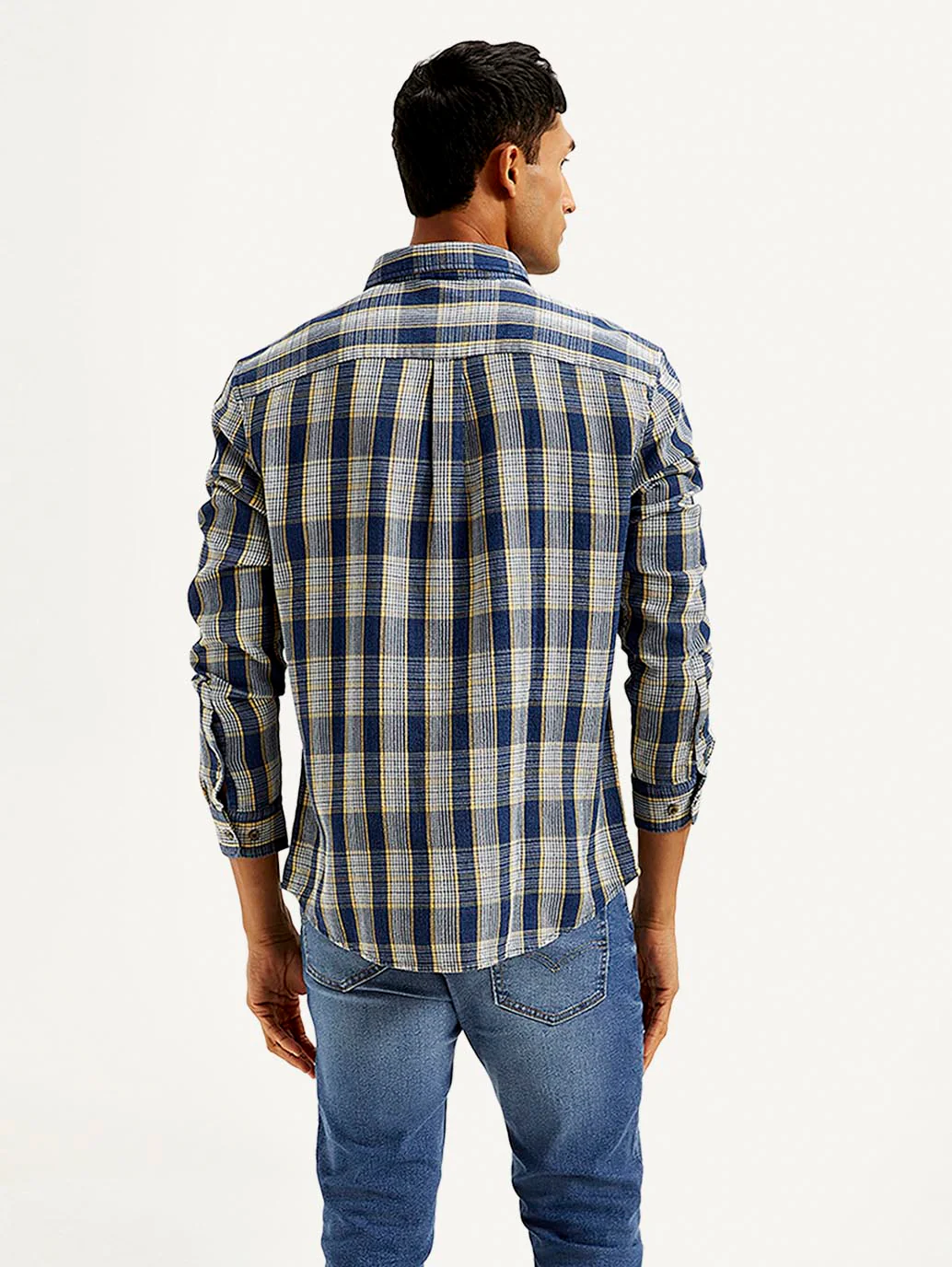 Men's Checkered Slim Fit Shirt - Image 4