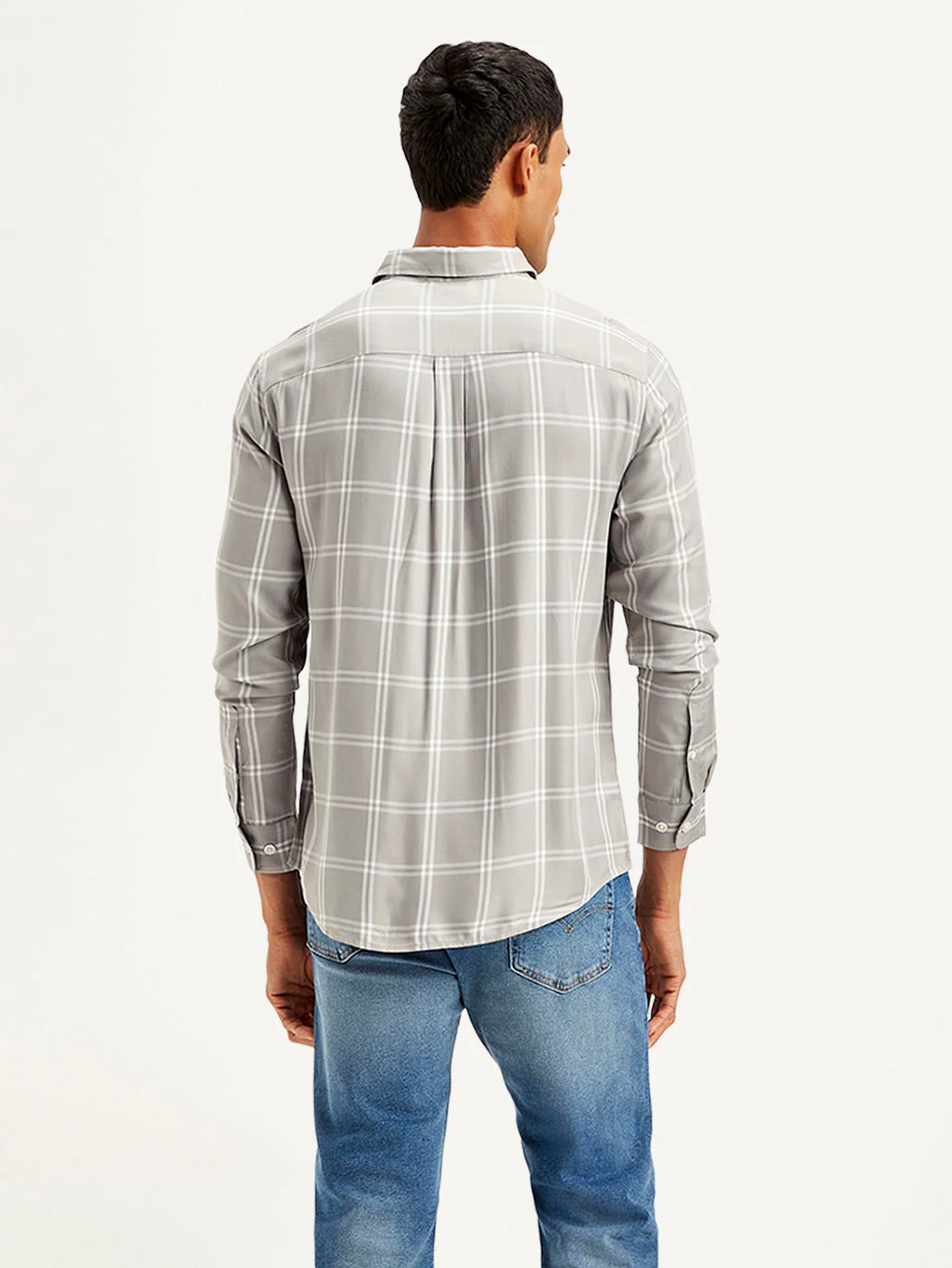 Men's Checkered Slim Fit Shirt - Image 3