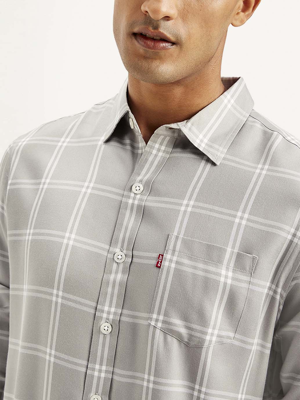 Men's Checkered Slim Fit Shirt - Image 4