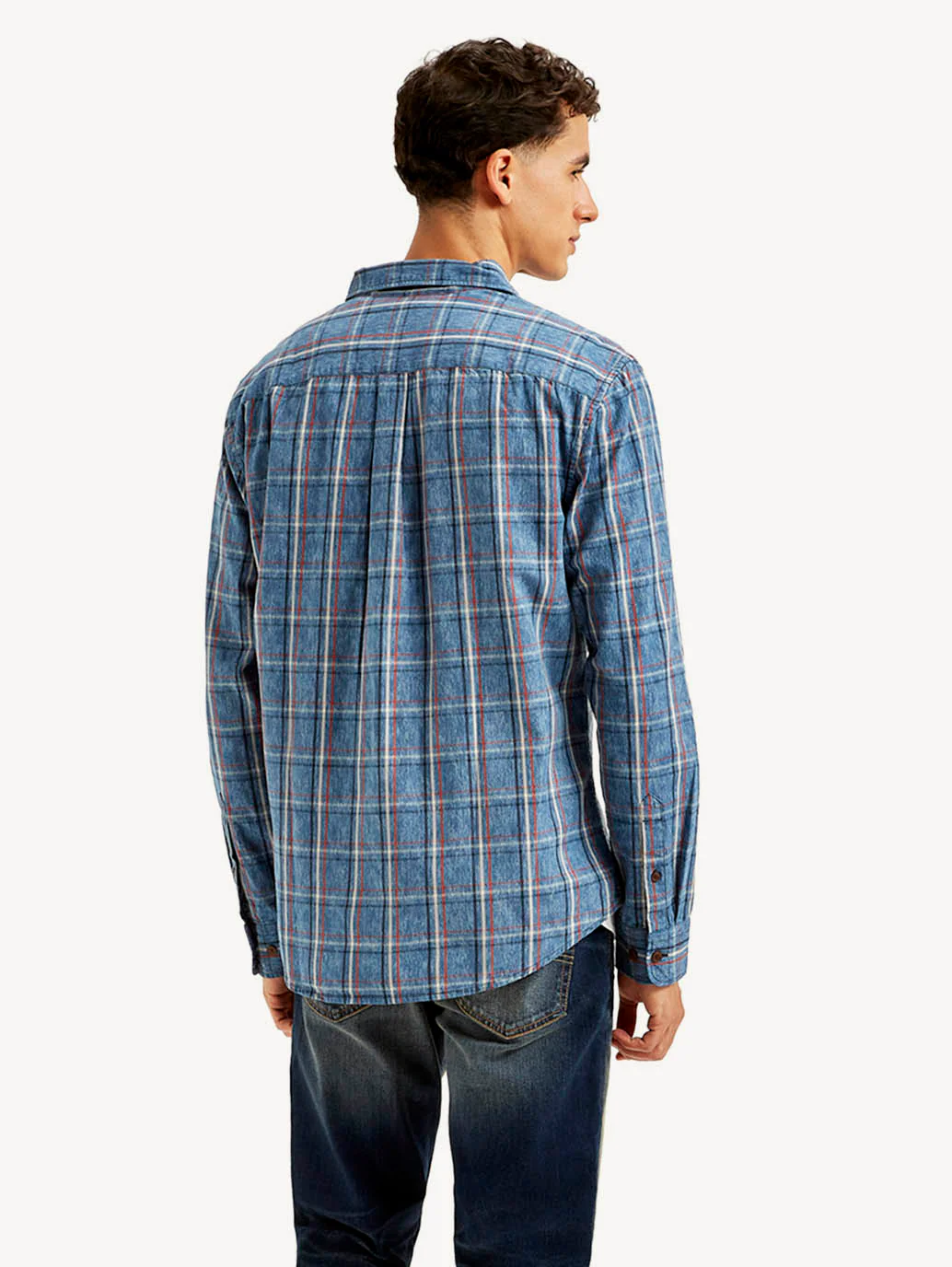 Men's Checkered Slim Fit Shirt - Image 3