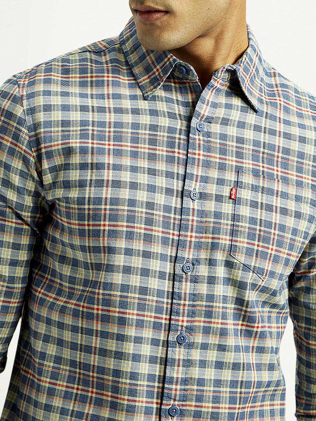 Men's Checkered Slim Fit Shirt - Image 3