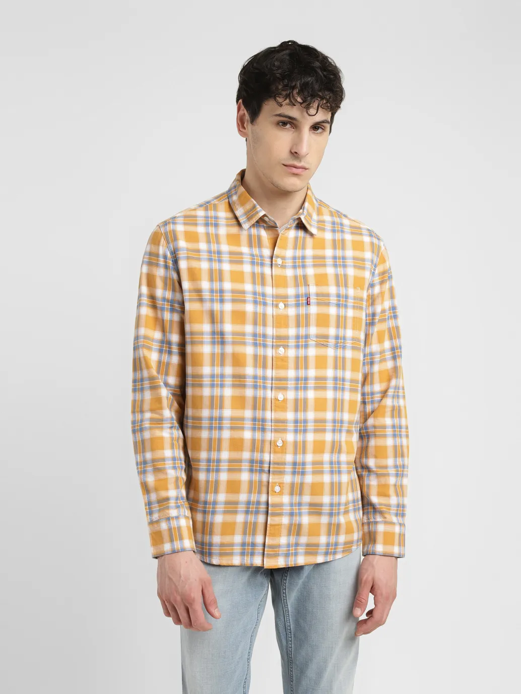 Men's Checkered Slim Fit Shirt - Image 2