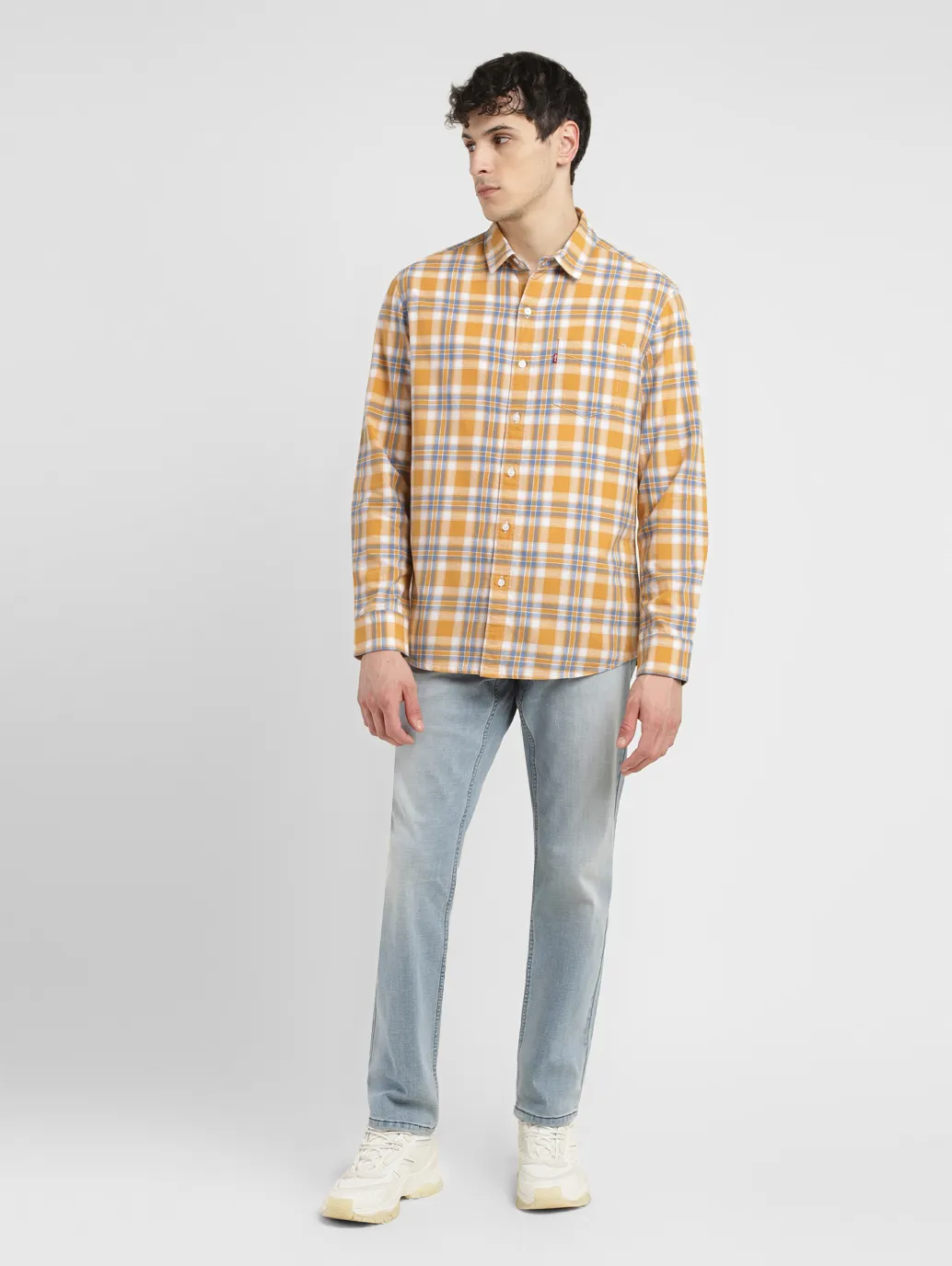 Men's Checkered Slim Fit Shirt - Image 6