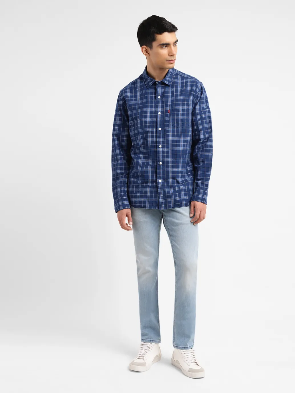 Men's Checkered Slim Fit Shirt - Image 6