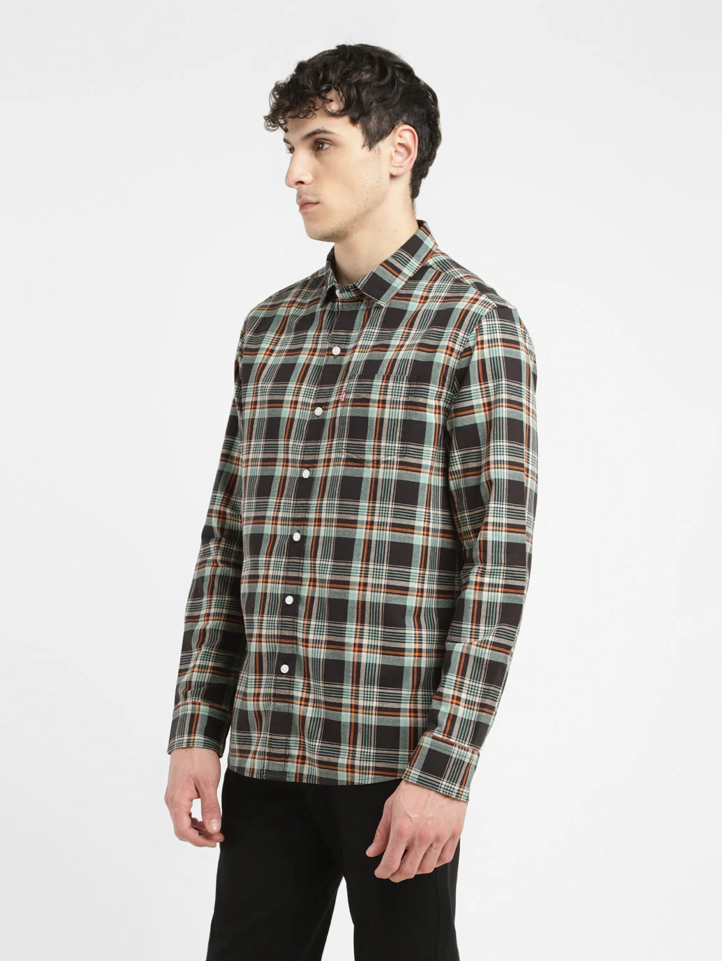 Men's Checkered Slim Fit Shirt - Image 5