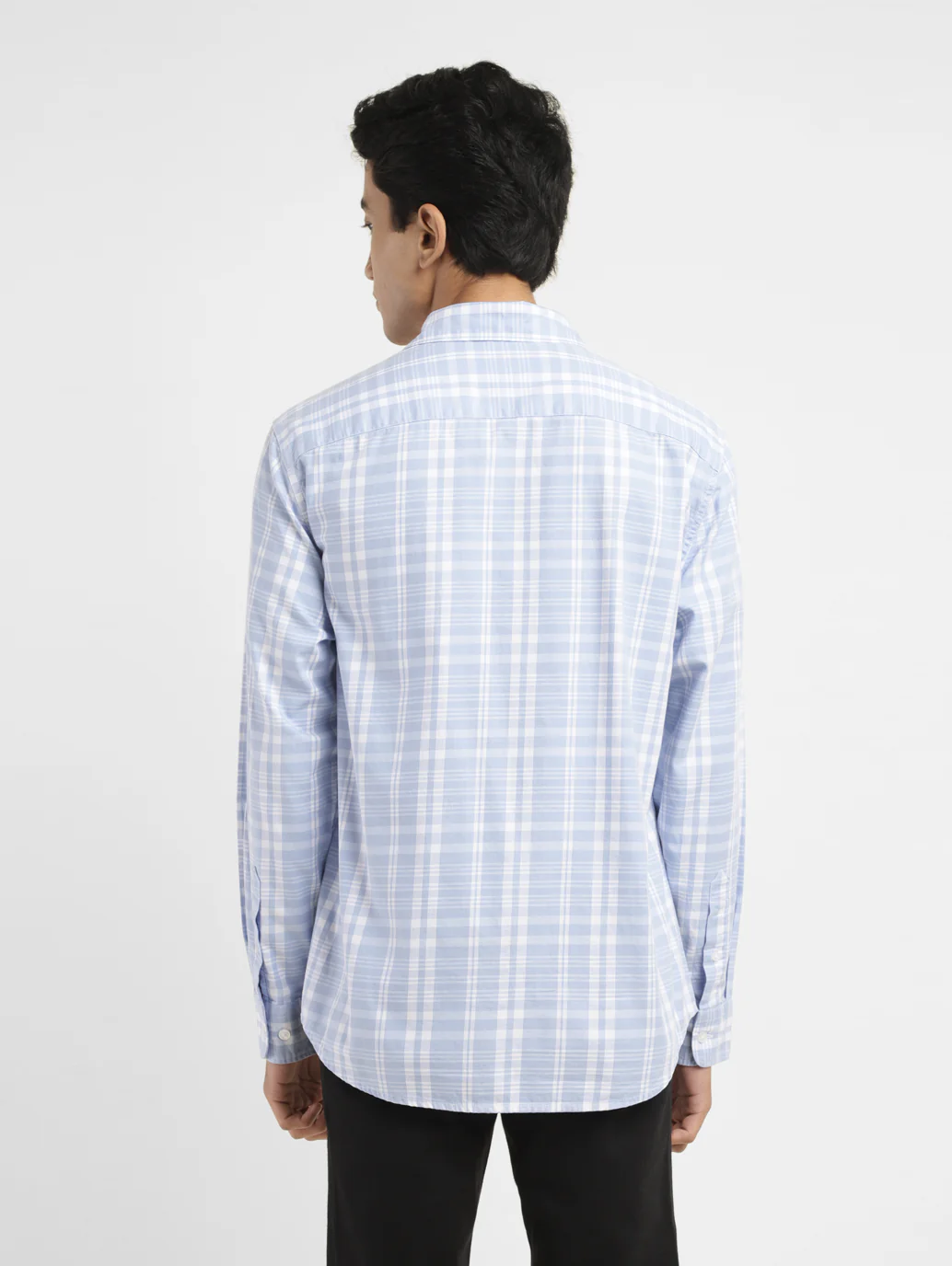 Men's Checkered Slim Fit Shirt - Image 3