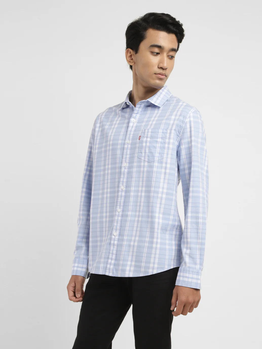 Men's Checkered Slim Fit Shirt - Image 4