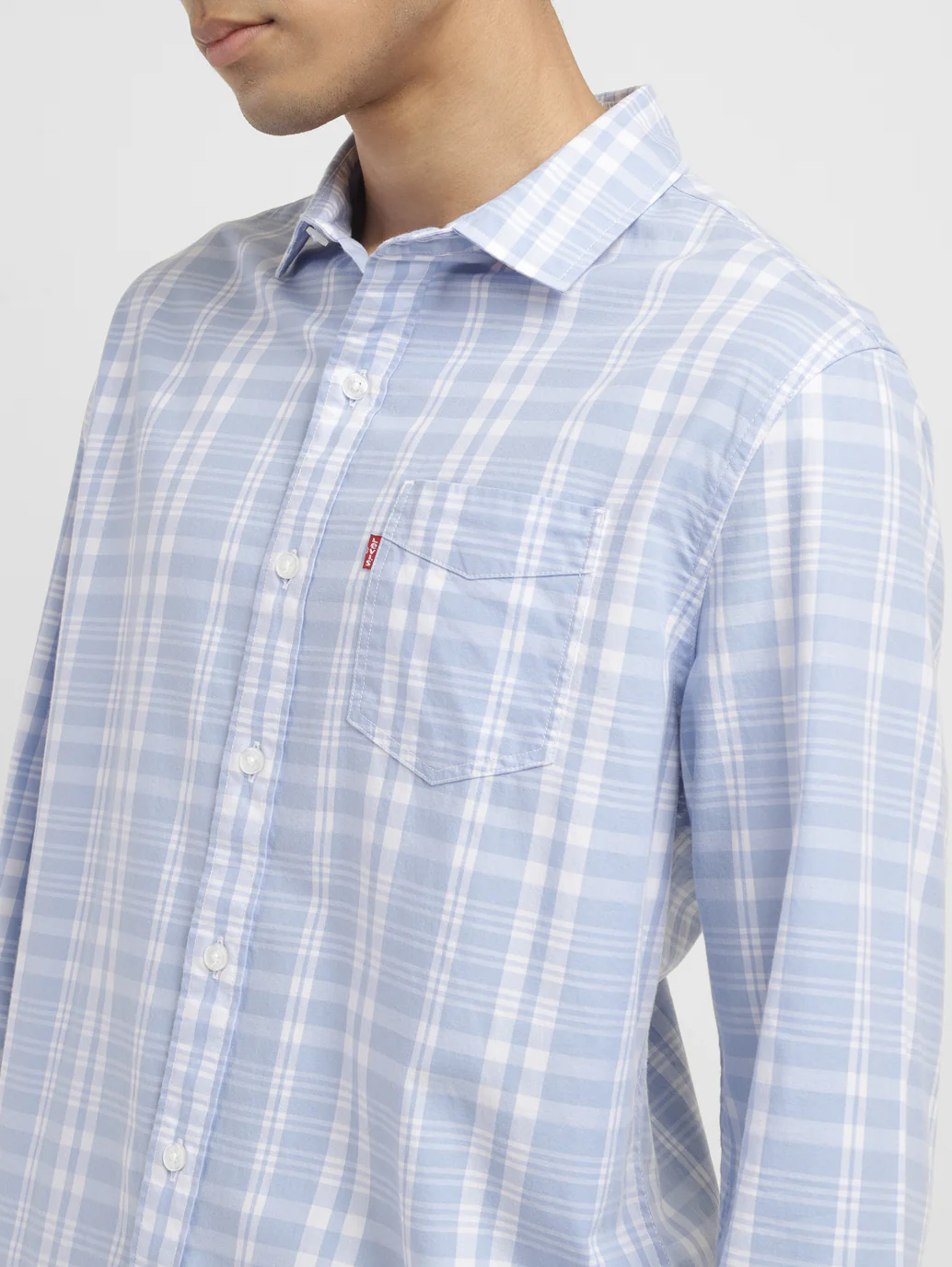 Men's Checkered Slim Fit Shirt - Image 5