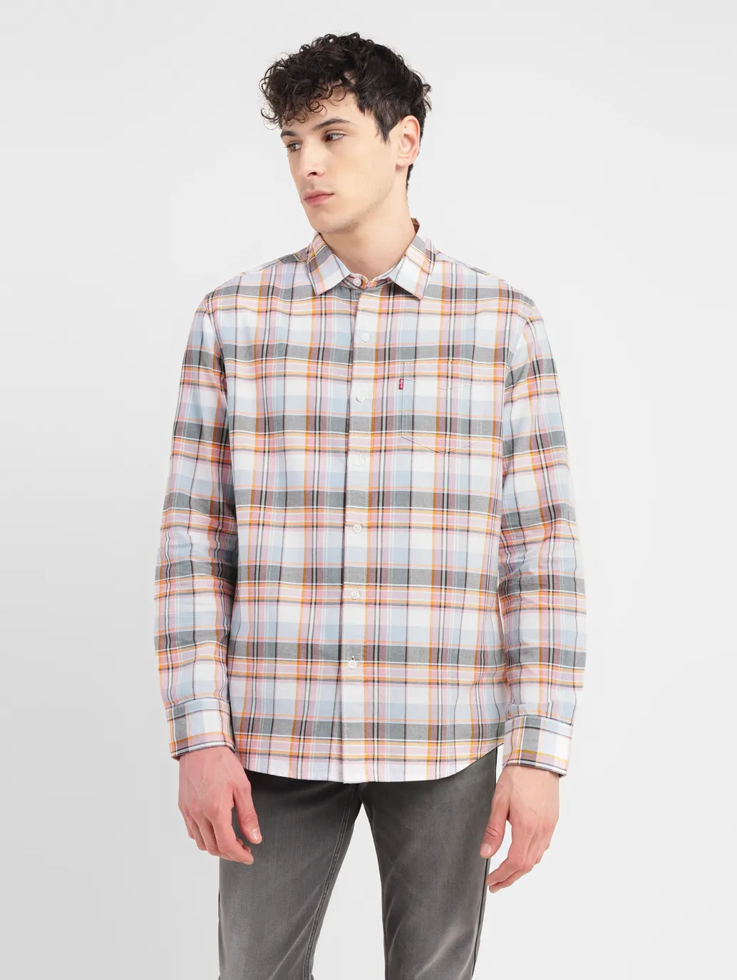 Men's Checkered Slim Fit Shirt - Image 2